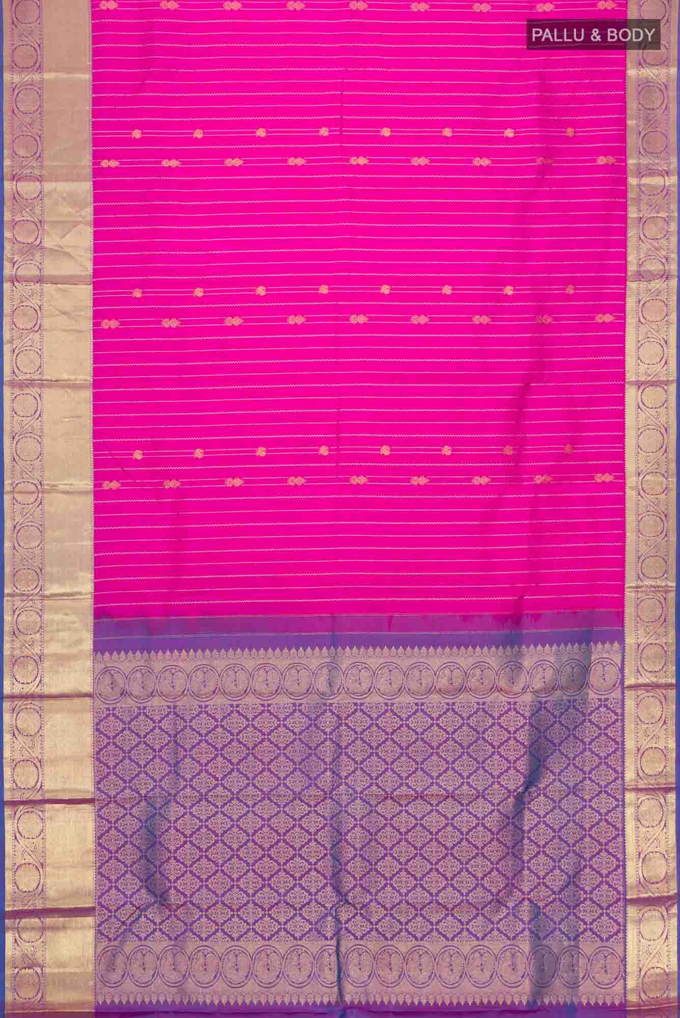 Pink Kanchipuram Silk Saree