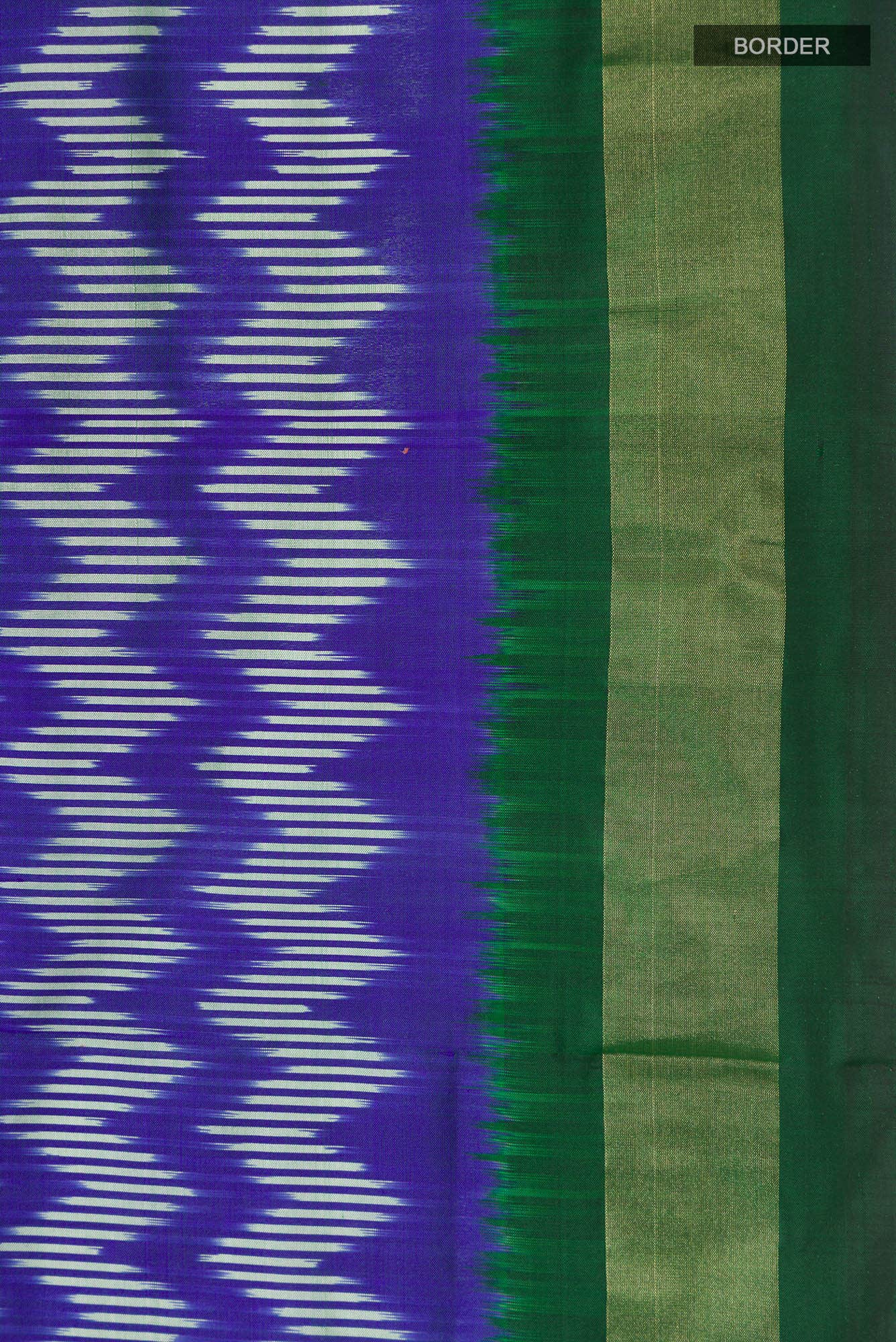 Blue Pochampally Silk Saree