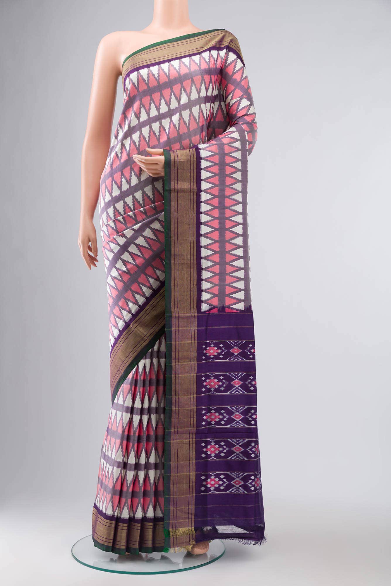 Multi Pochampally Silk Saree