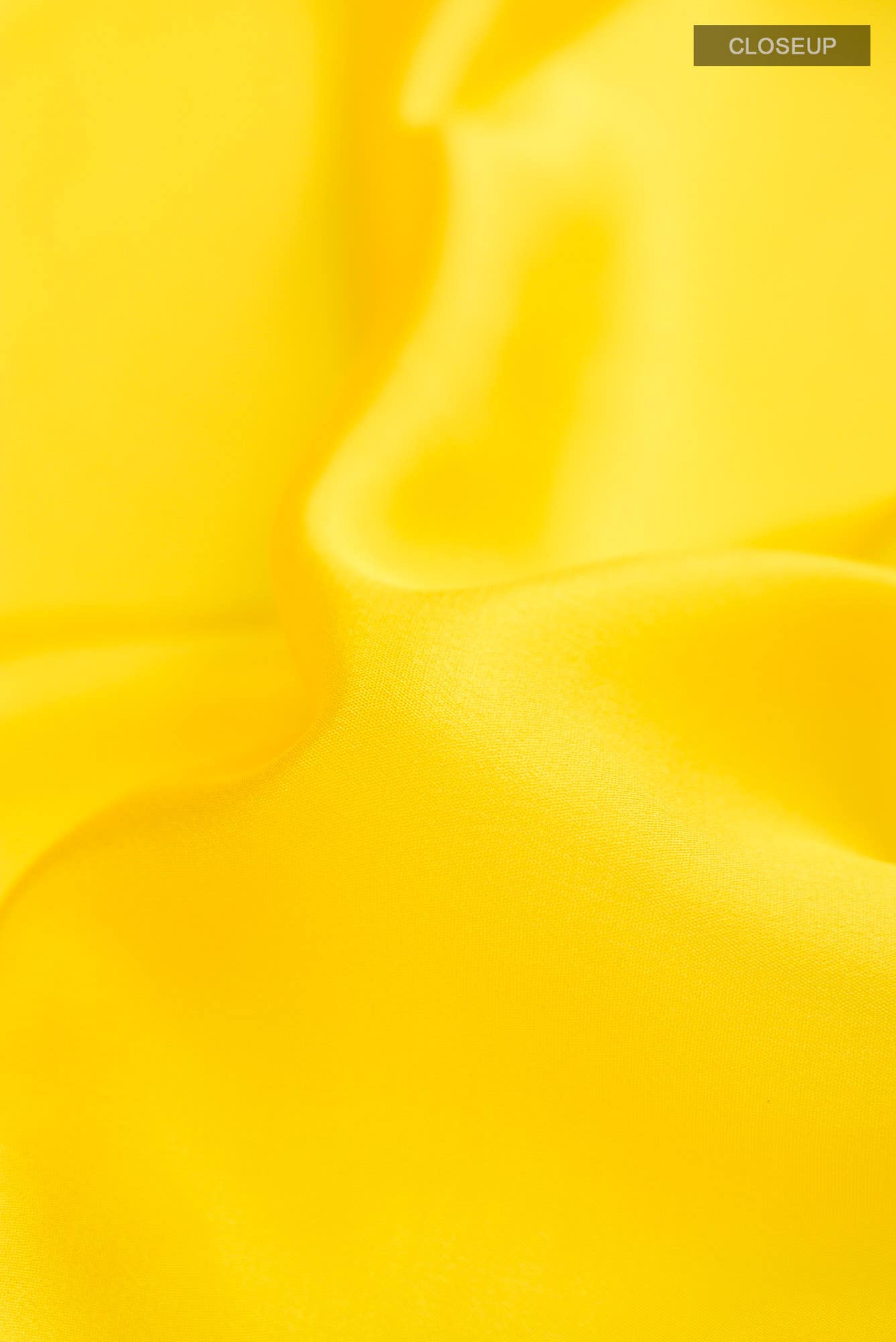 Yellow Mysore Crepe Saree