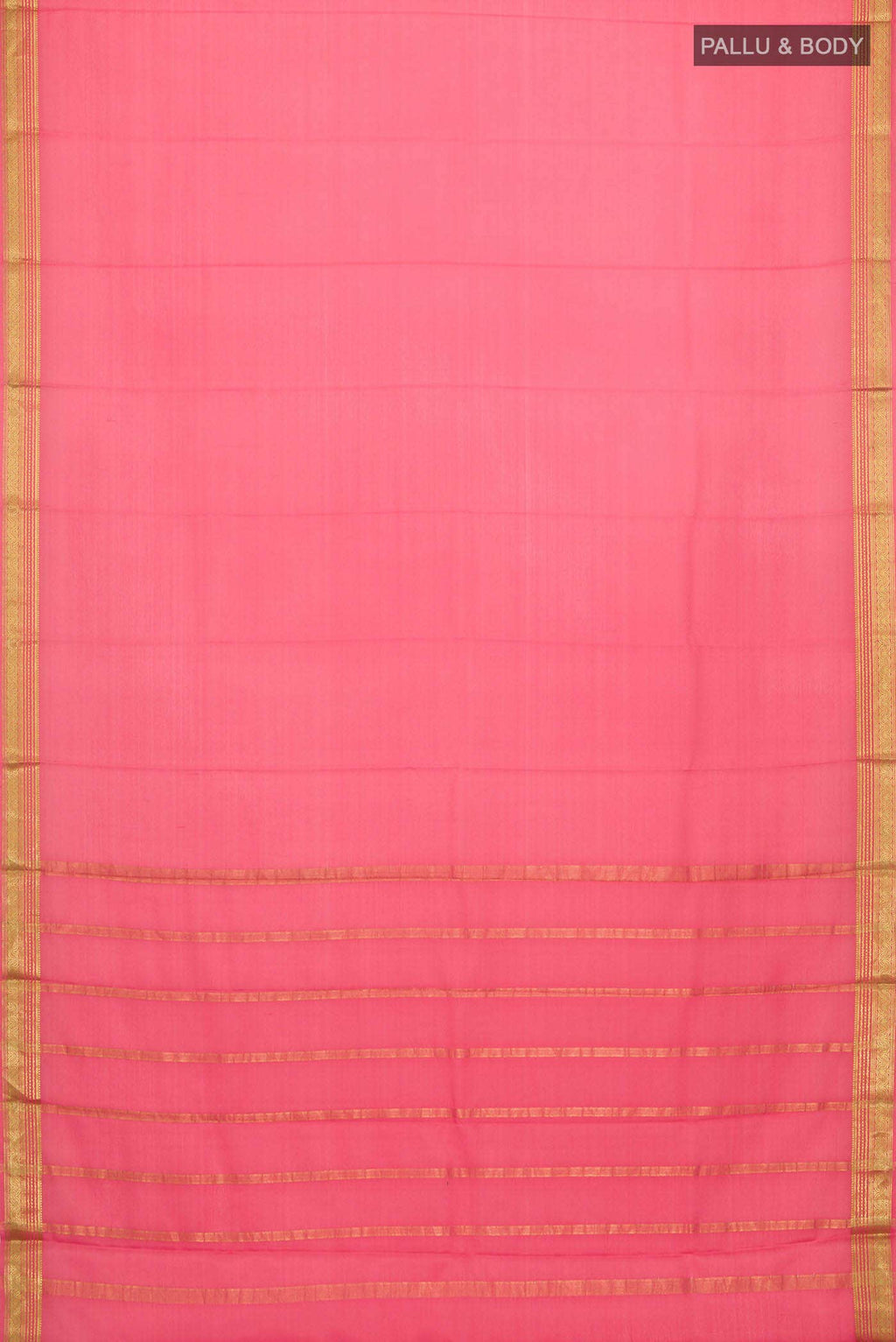 Coral Mysore Crepe Saree