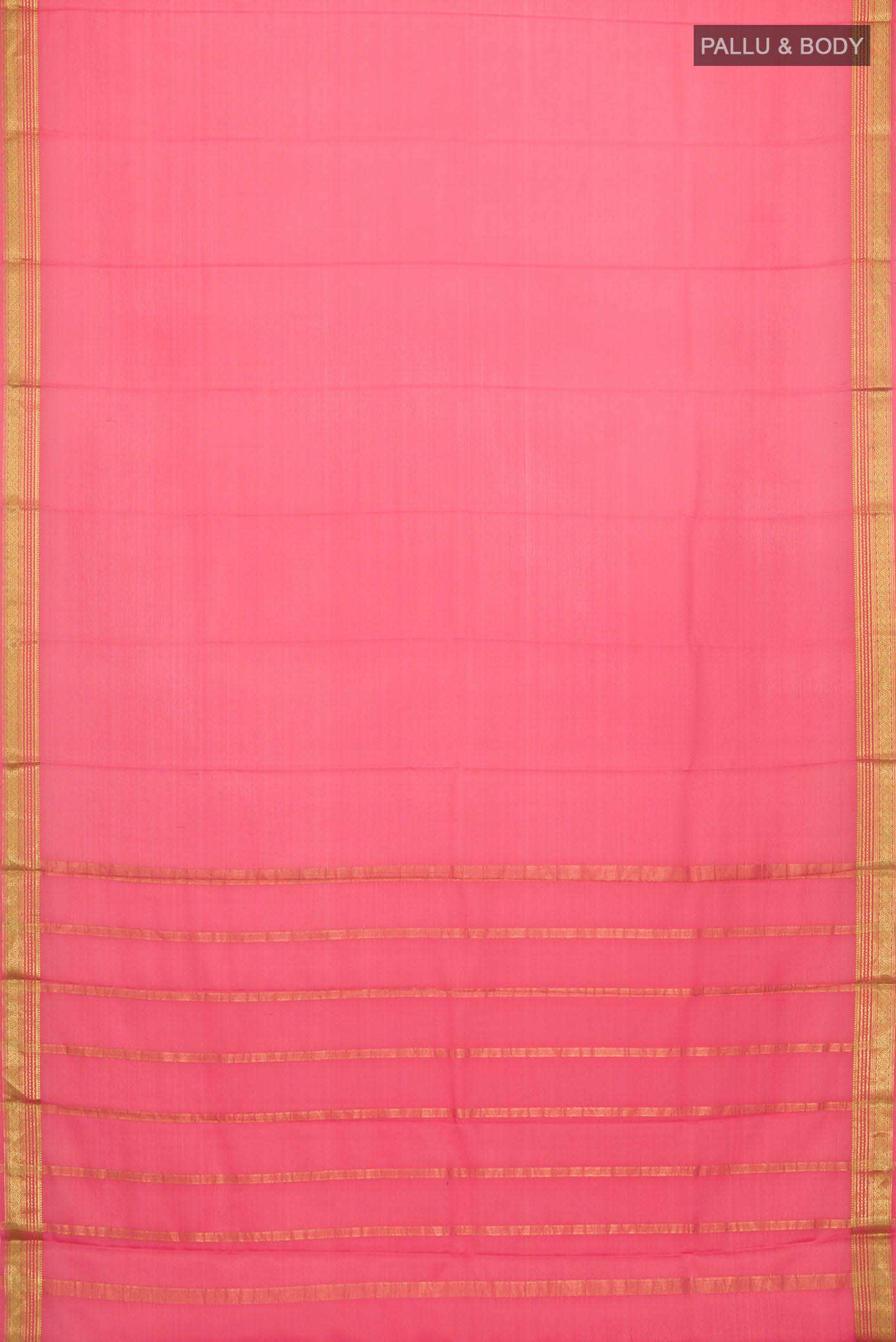 Coral Mysore Crepe Saree