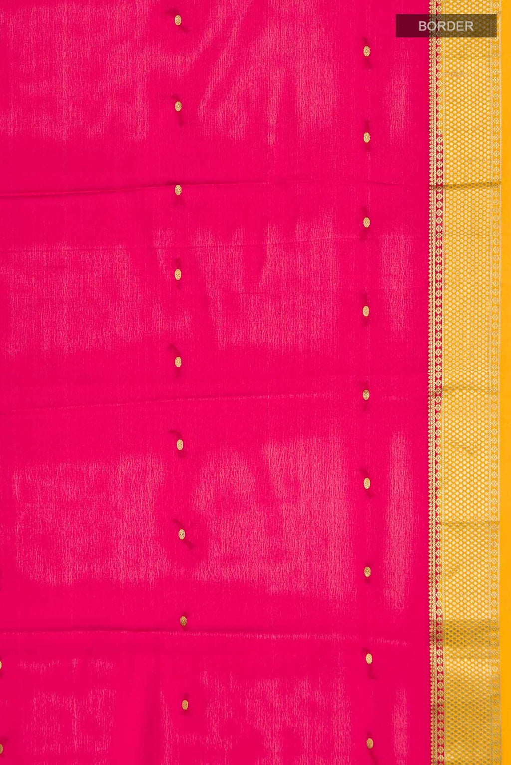 Red Mysore Crepe Saree
