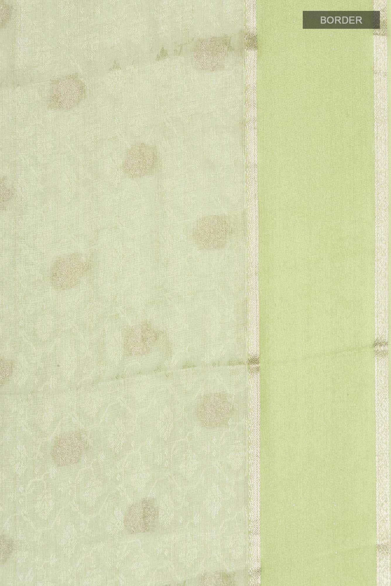 Green Georgette Saree