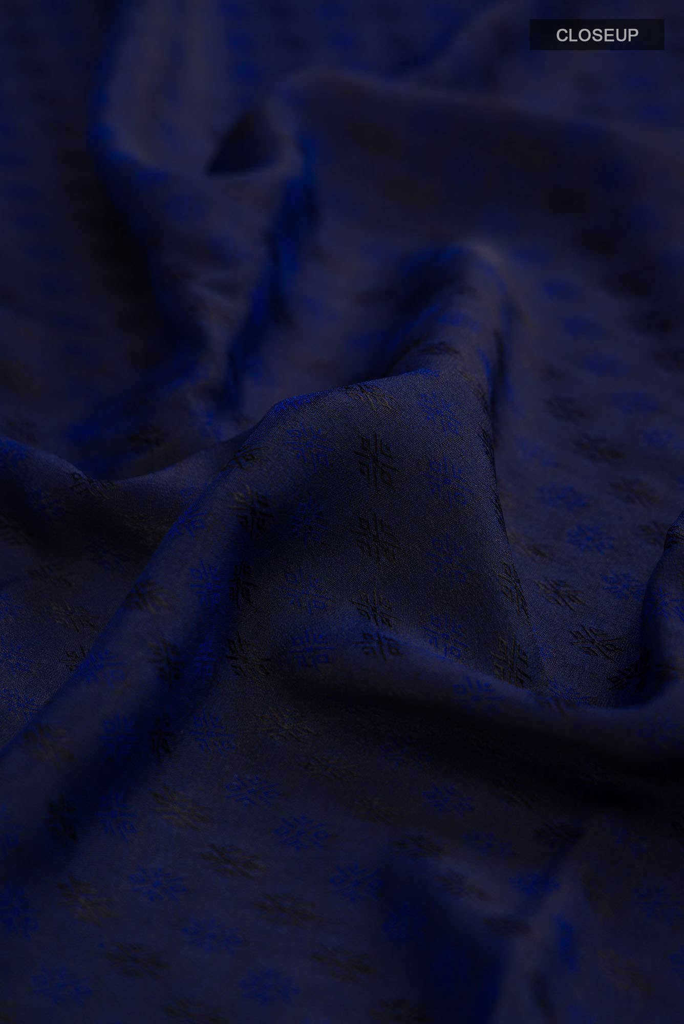 Navy Blue Georgette Saree