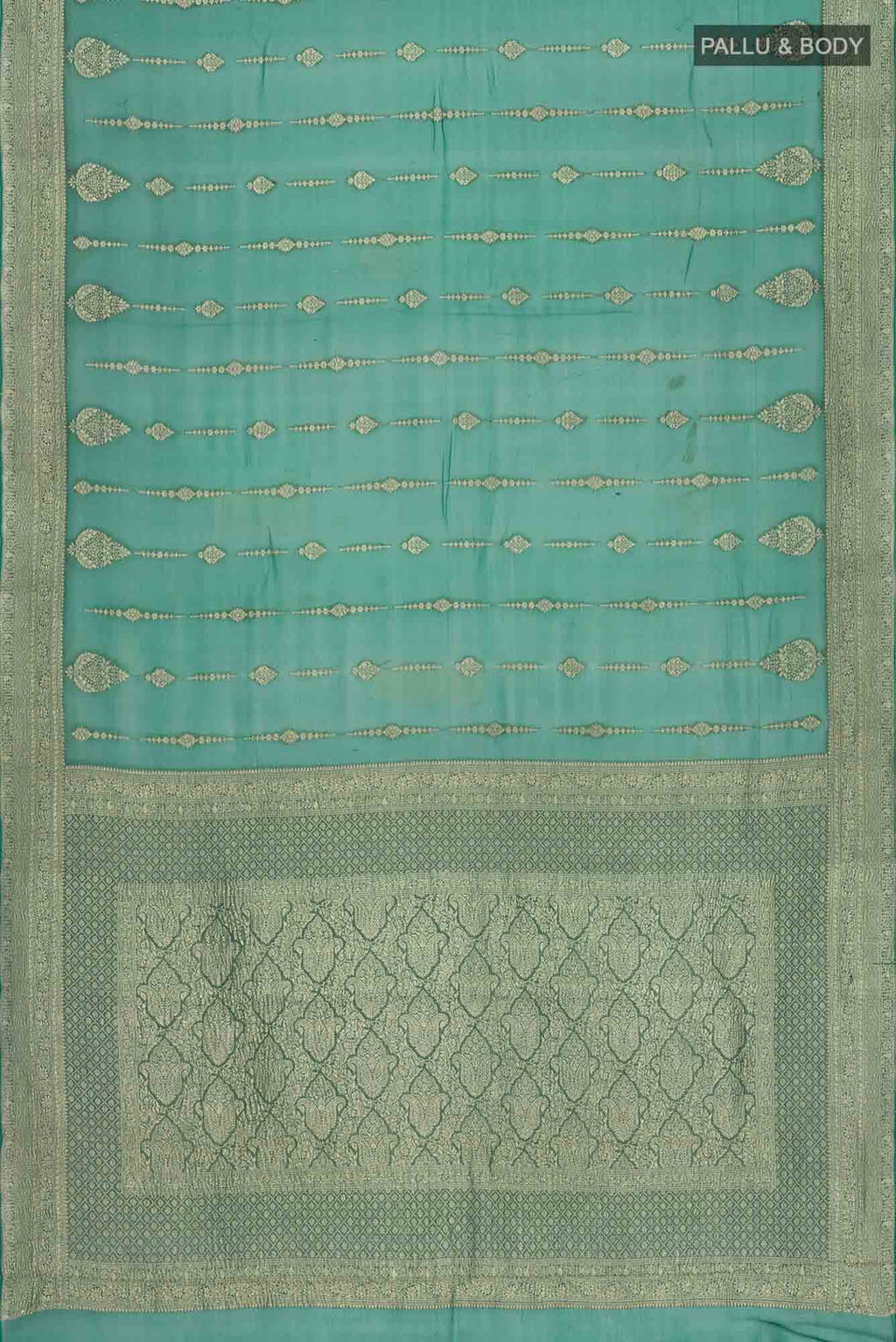 Green Georgette Saree