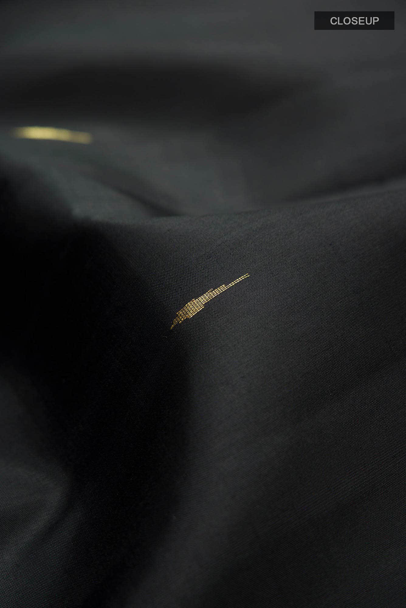 Black Kanchipuram Silk Saree