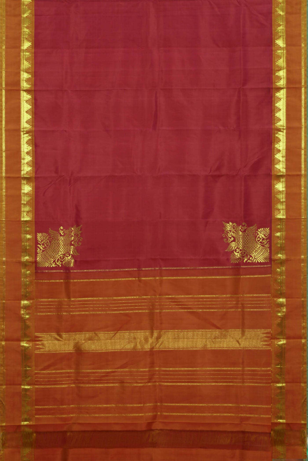 Red Kanchipuram Silk Saree