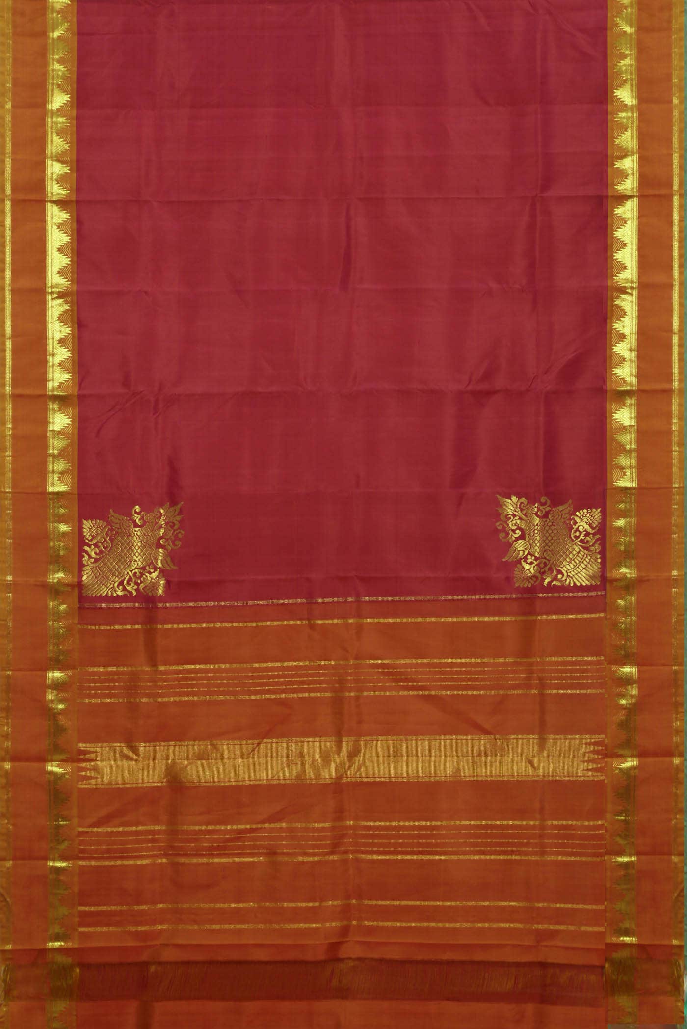Red Kanchipuram Silk Saree