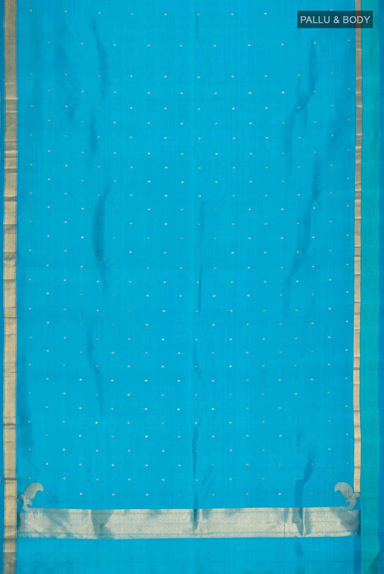 Blue Kanchipuram Silk Saree