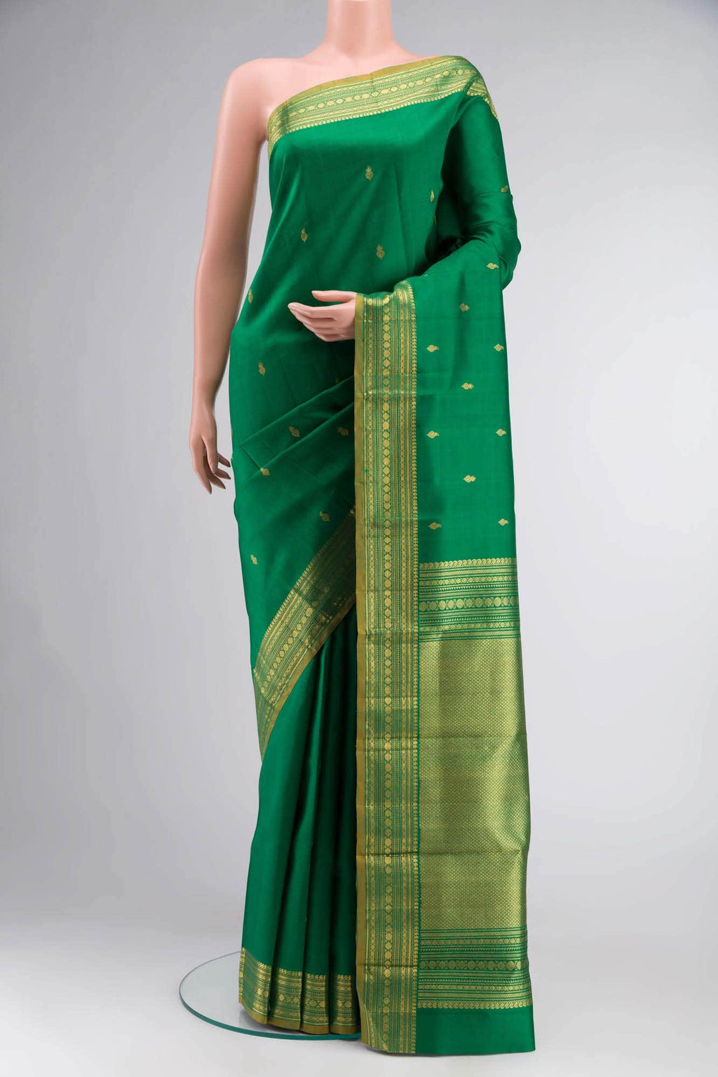 Green Kanchipuram Silk Saree