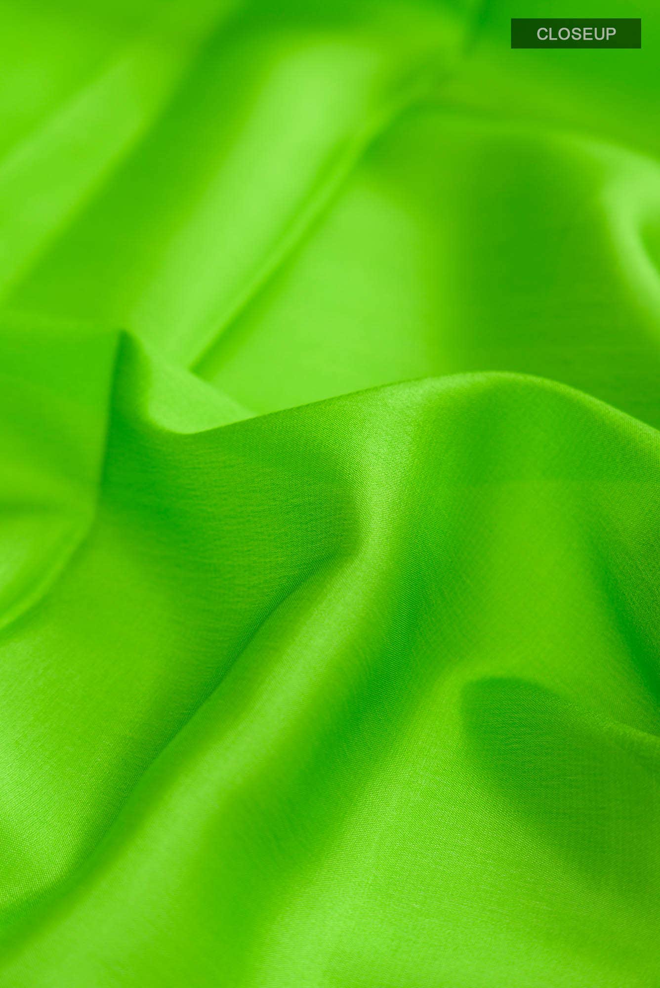 Green Mysore Crepe Saree