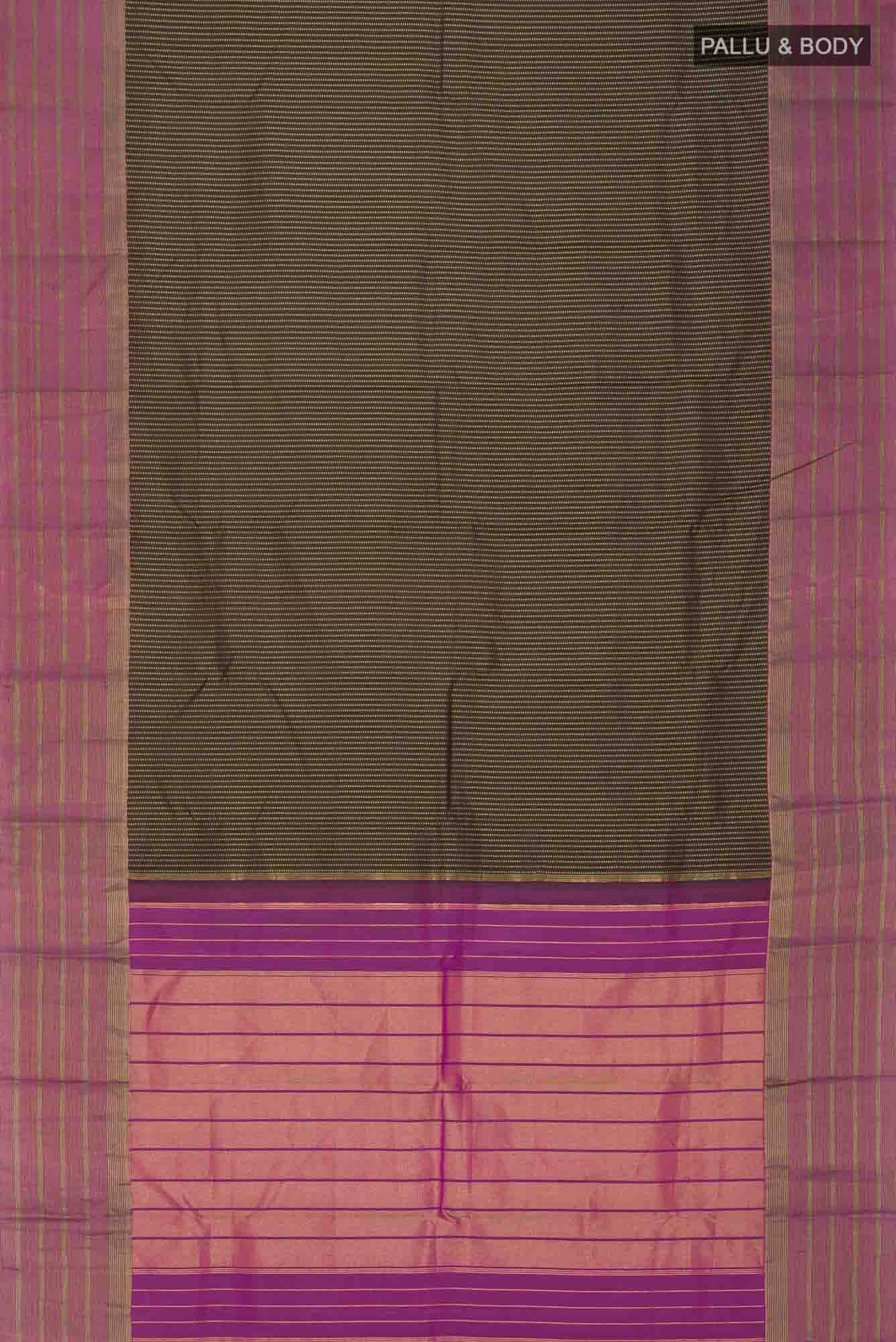 Black Kanchipuram Silk Saree