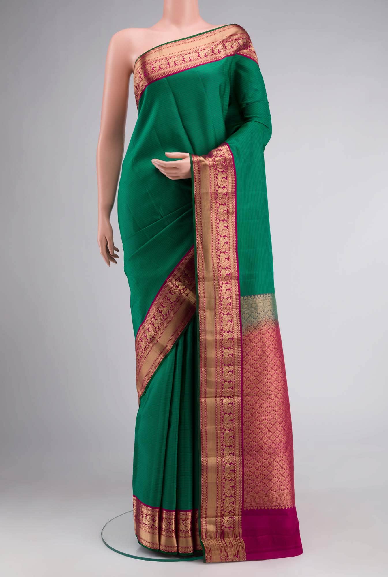 Green Kanchipuram Silk Saree