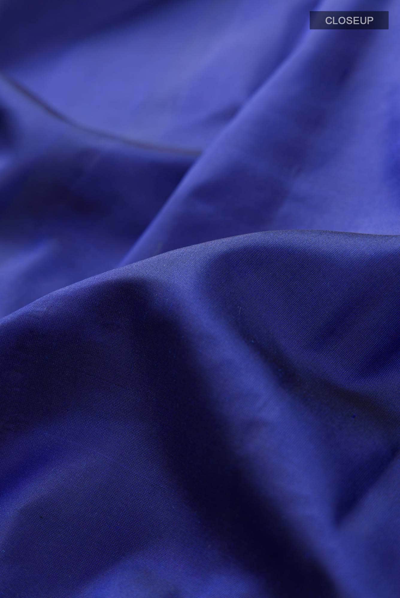Blue Kanchipuram Silk Saree
