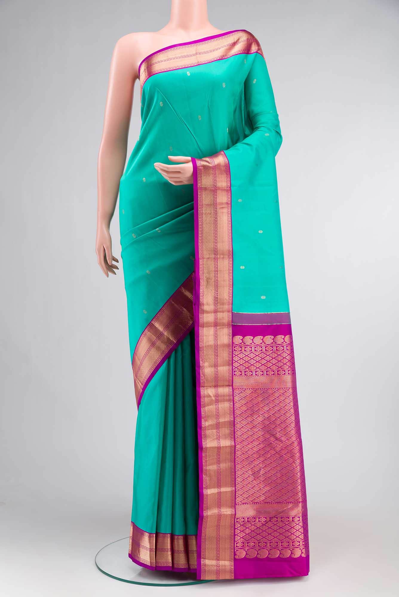 Green Kanchipuram Silk Saree