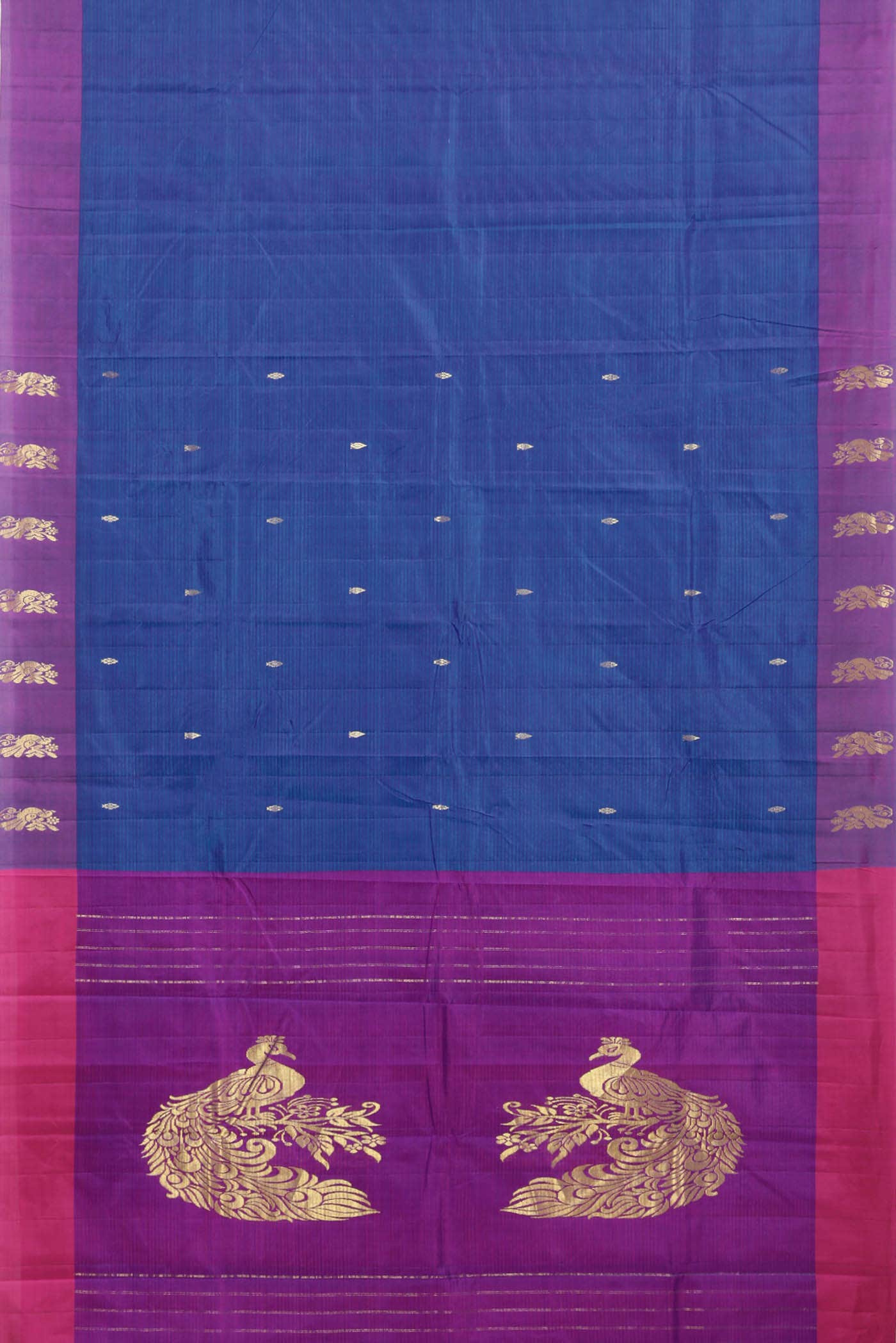 Blue Kanchipuram Silk Saree