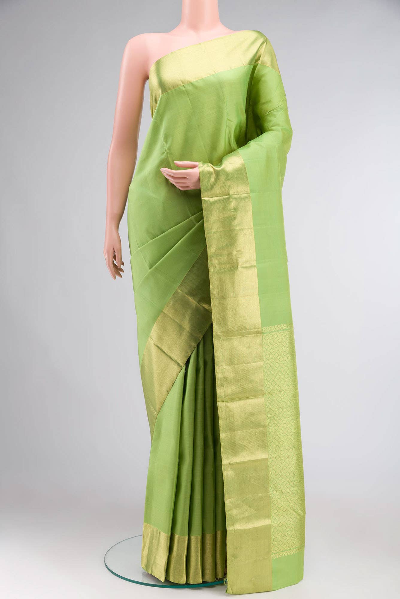 Green Kanchipuram Silk Saree