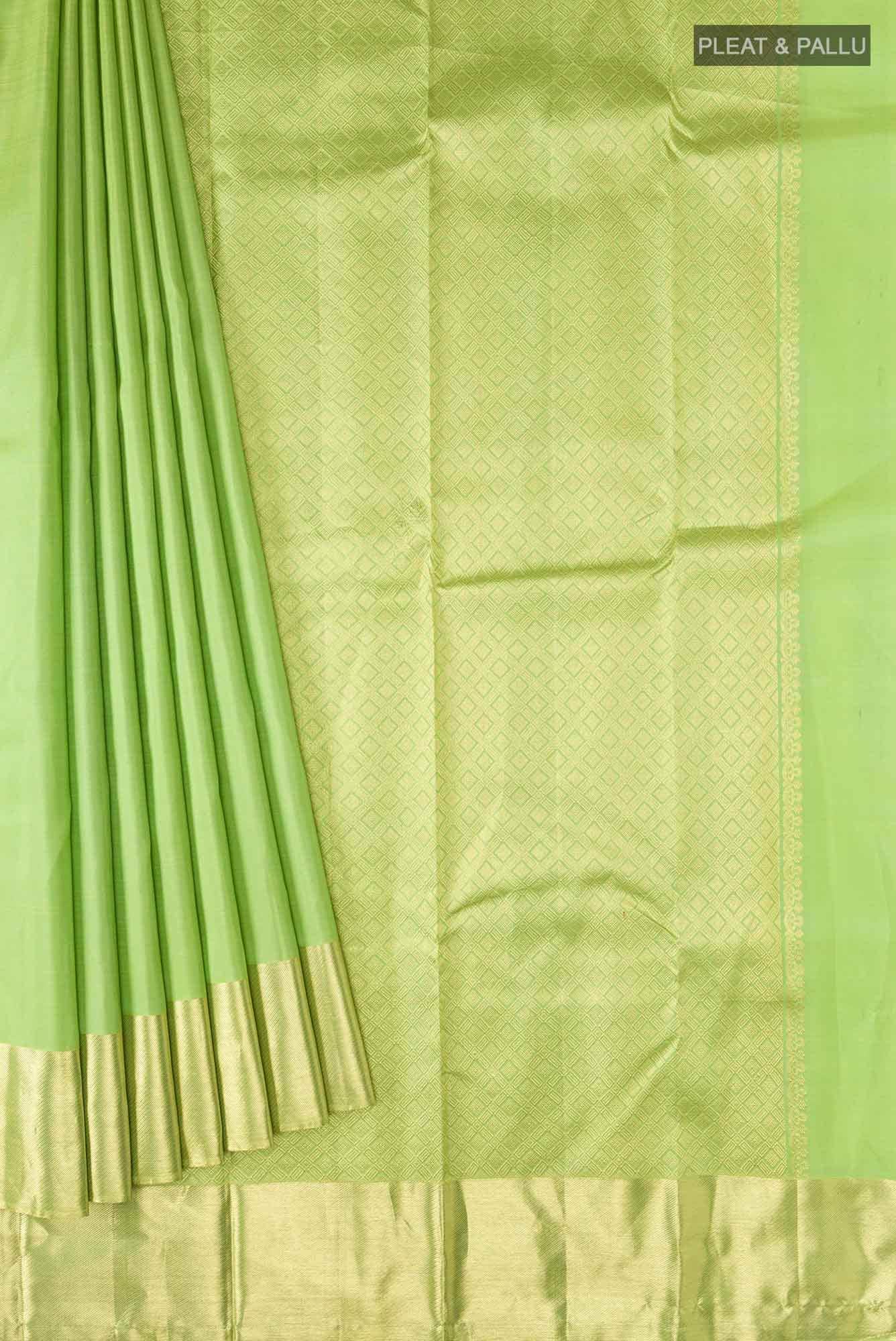 Green Kanchipuram Silk Saree