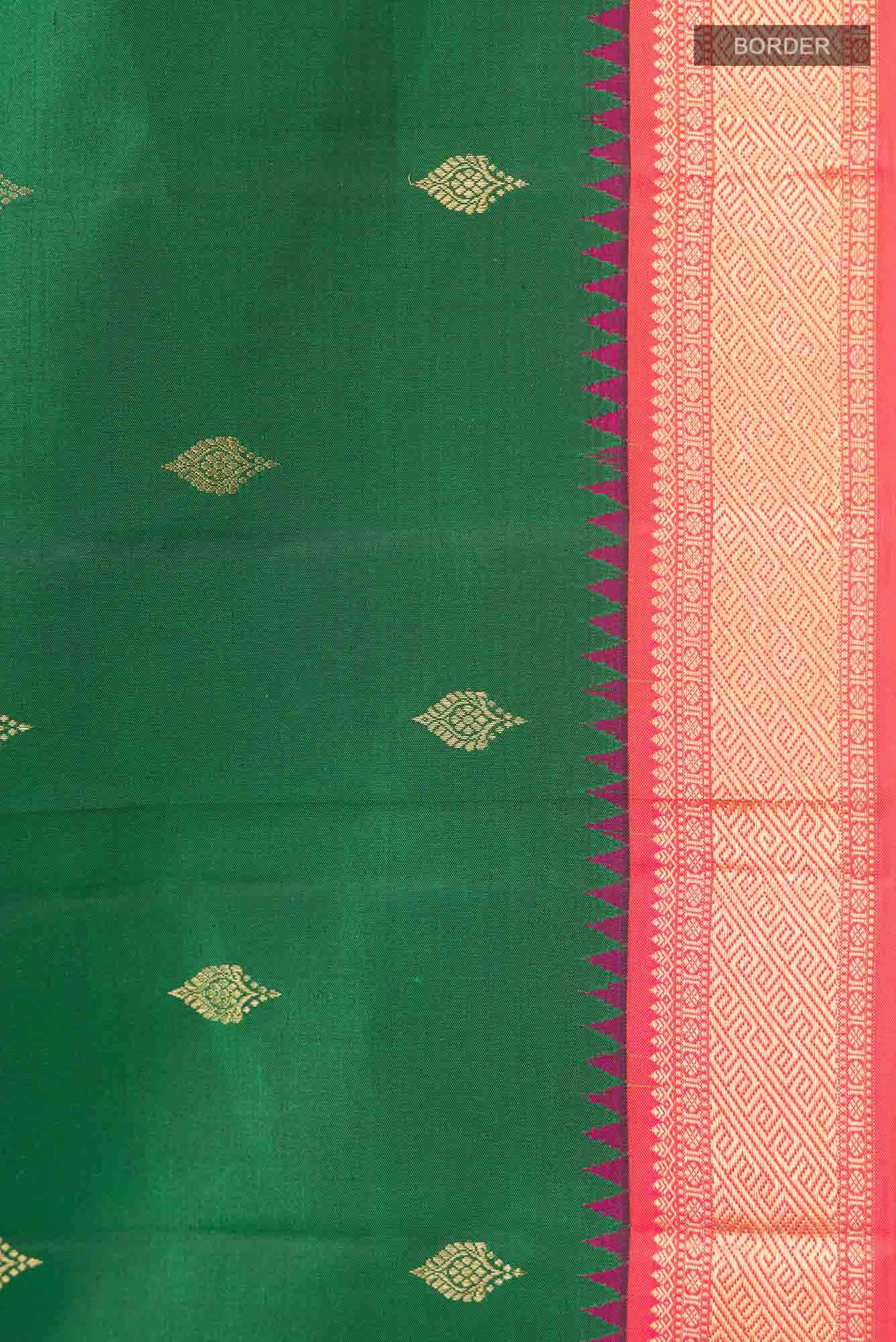 Green Kanchipuram Silk Saree