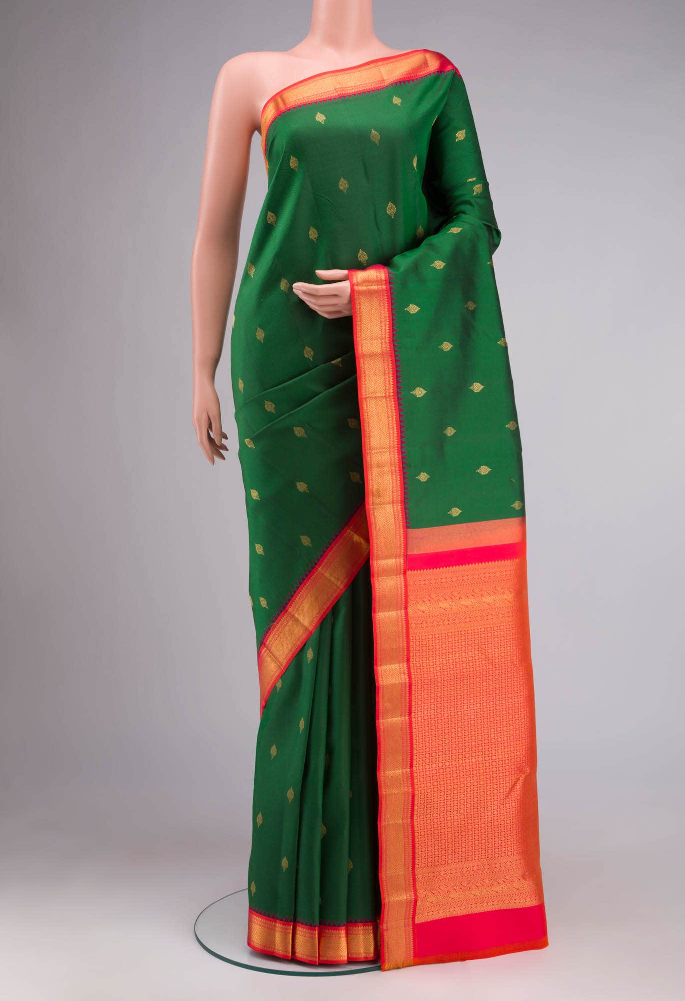 Green Kanchipuram Silk Saree