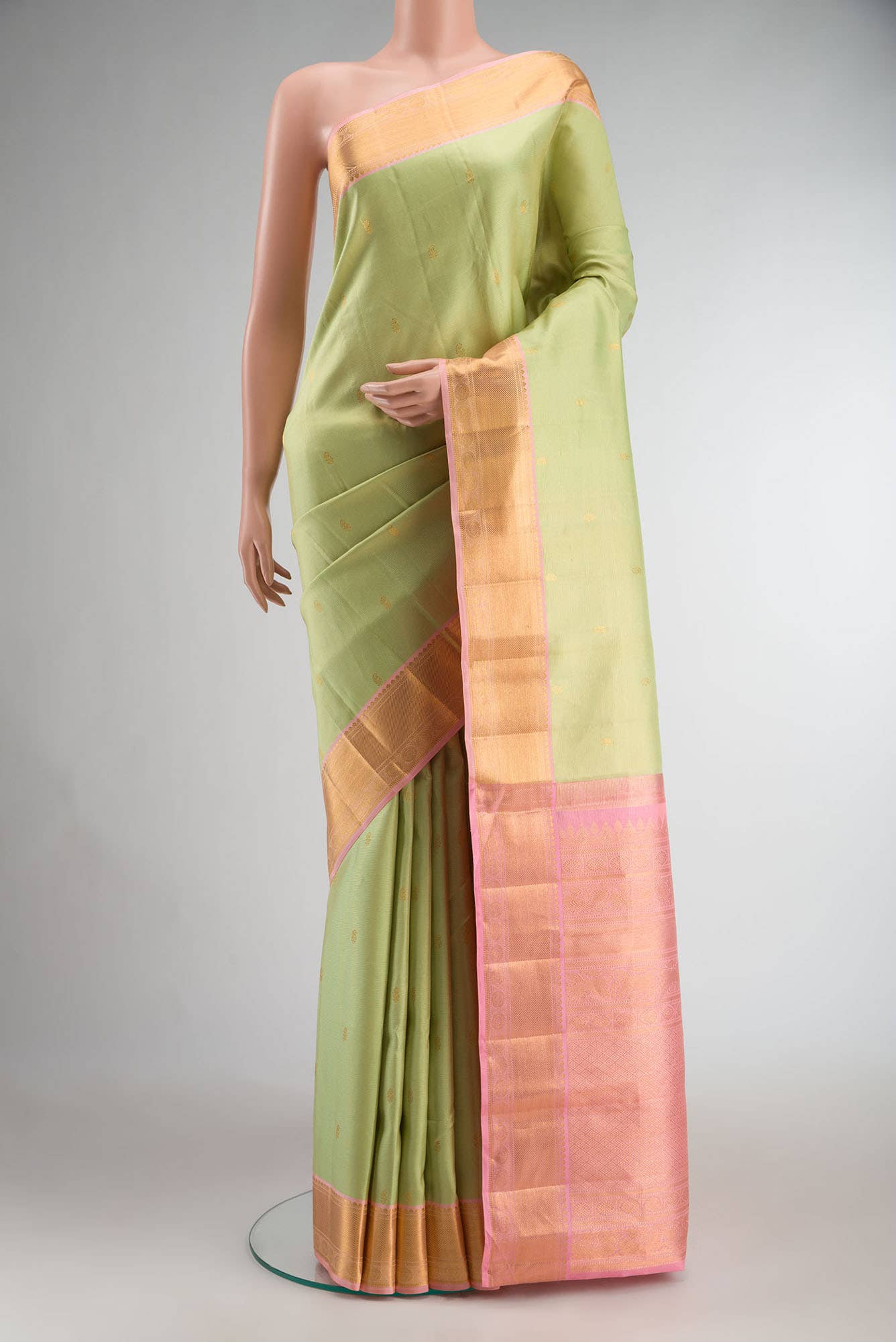 Green Kanchipuram Silk Saree
