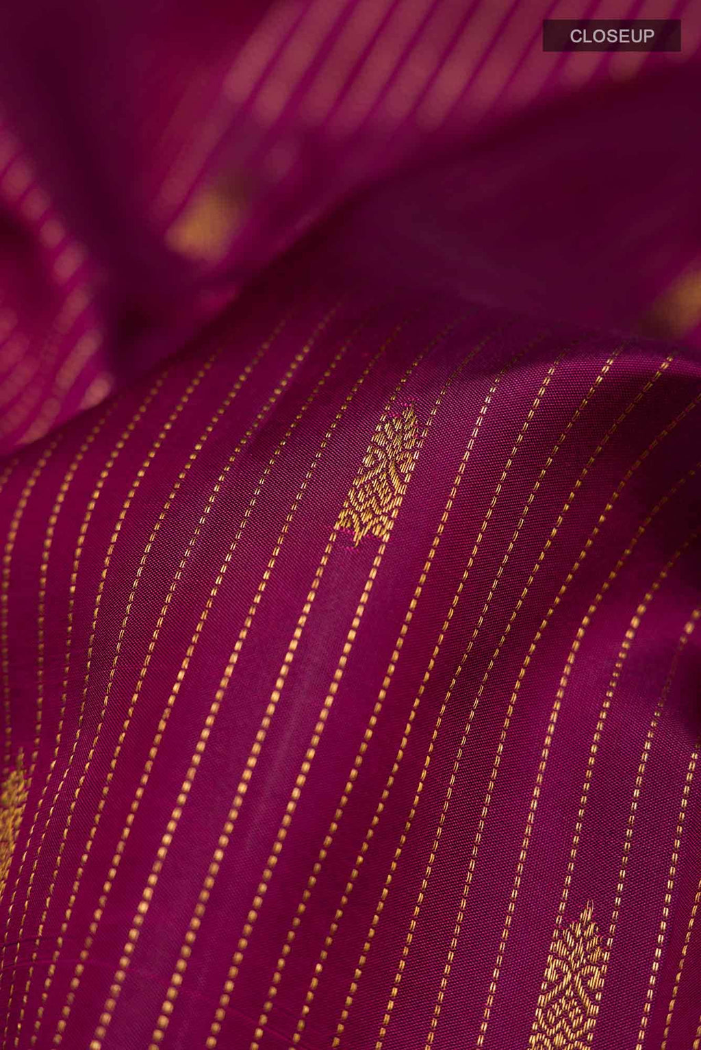 Magenta Kanchipuram Silk Saree