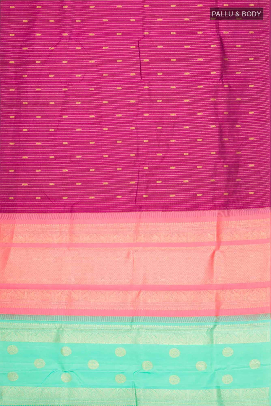 Magenta Kanchipuram Silk Saree