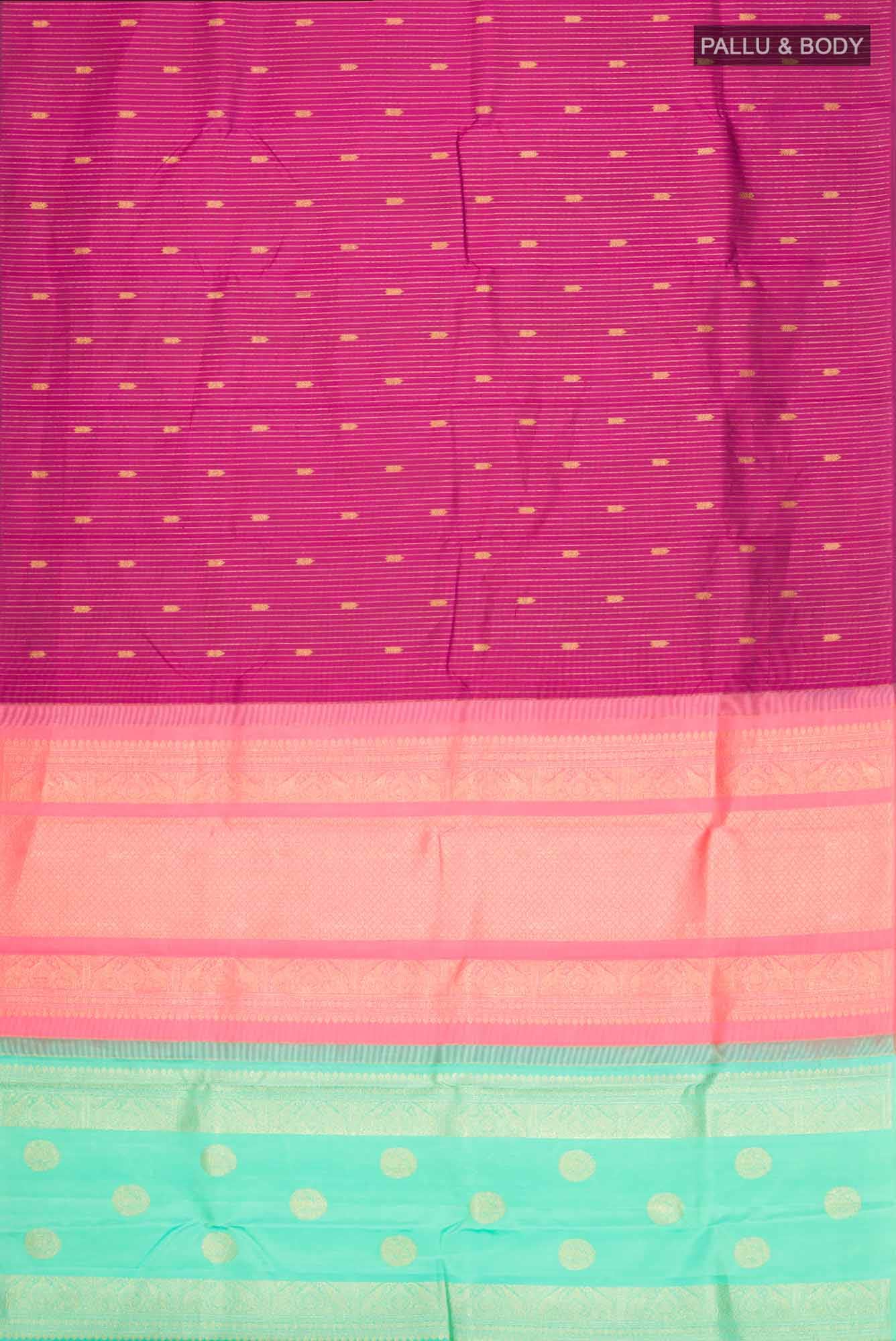 Magenta Kanchipuram Silk Saree