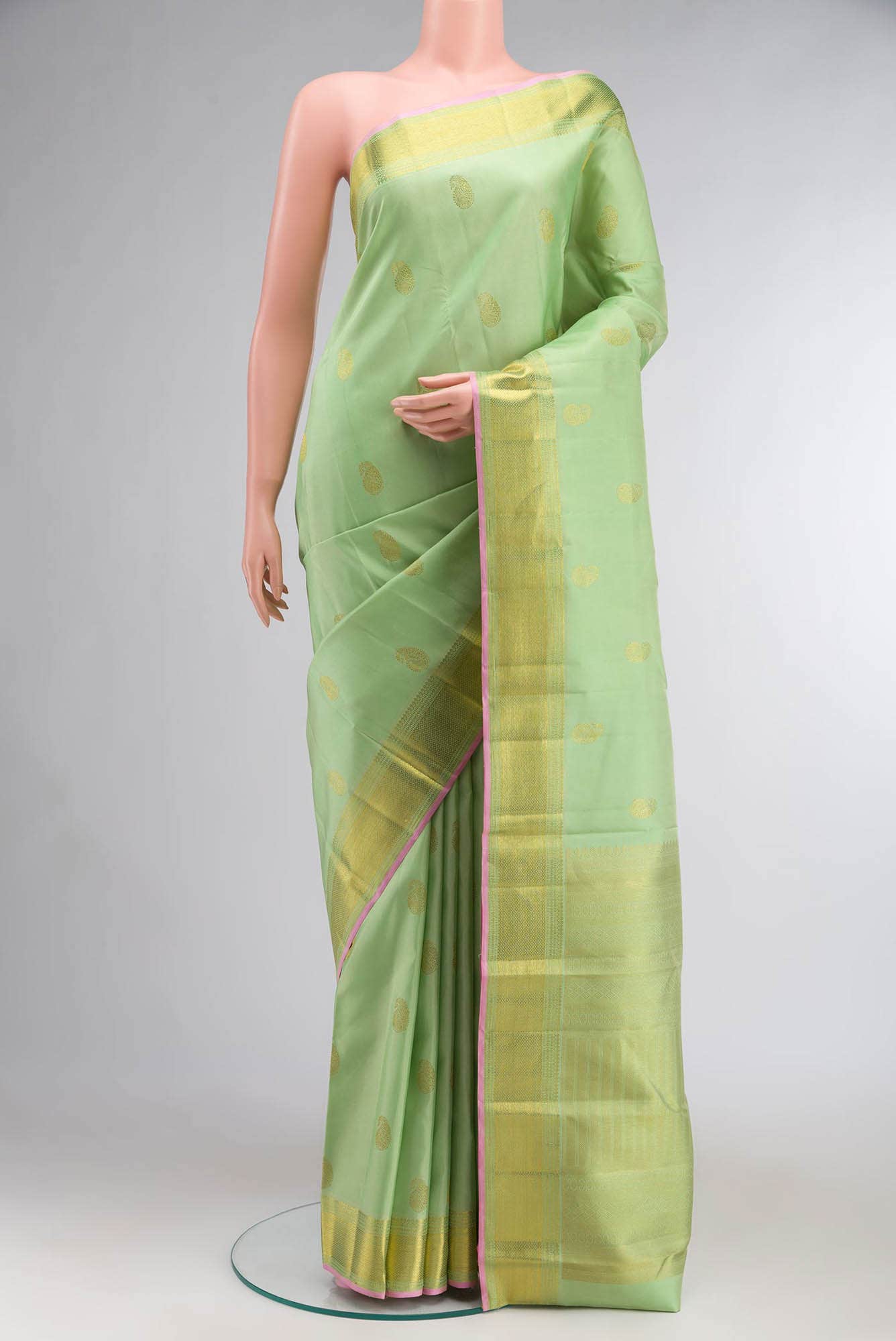 Green Kanchipuram Silk Saree