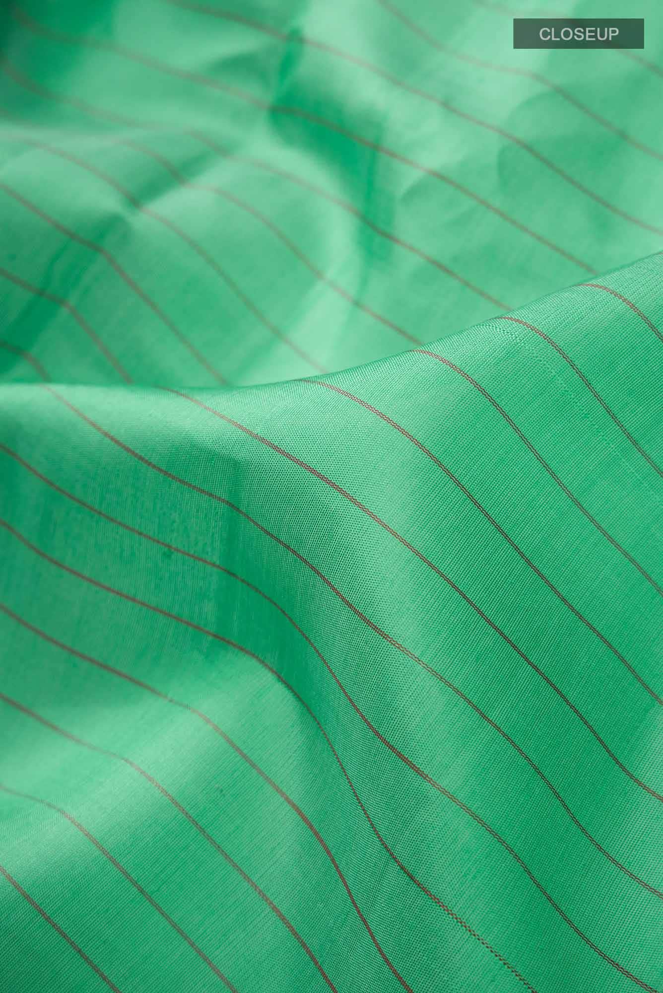 Green Gadwal Silk Cotton Saree