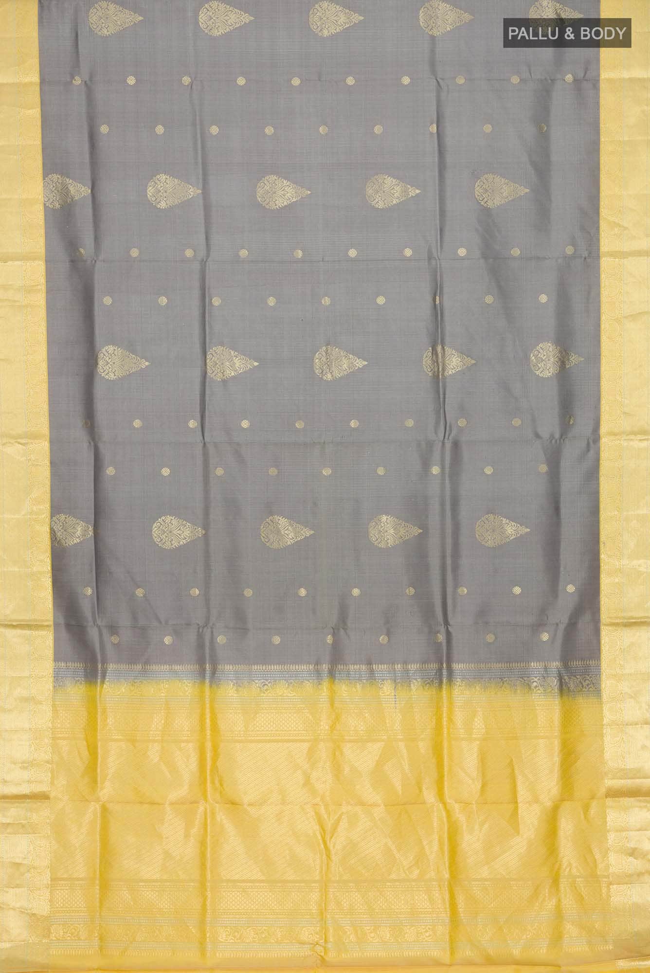 Grey Soft Silk Saree