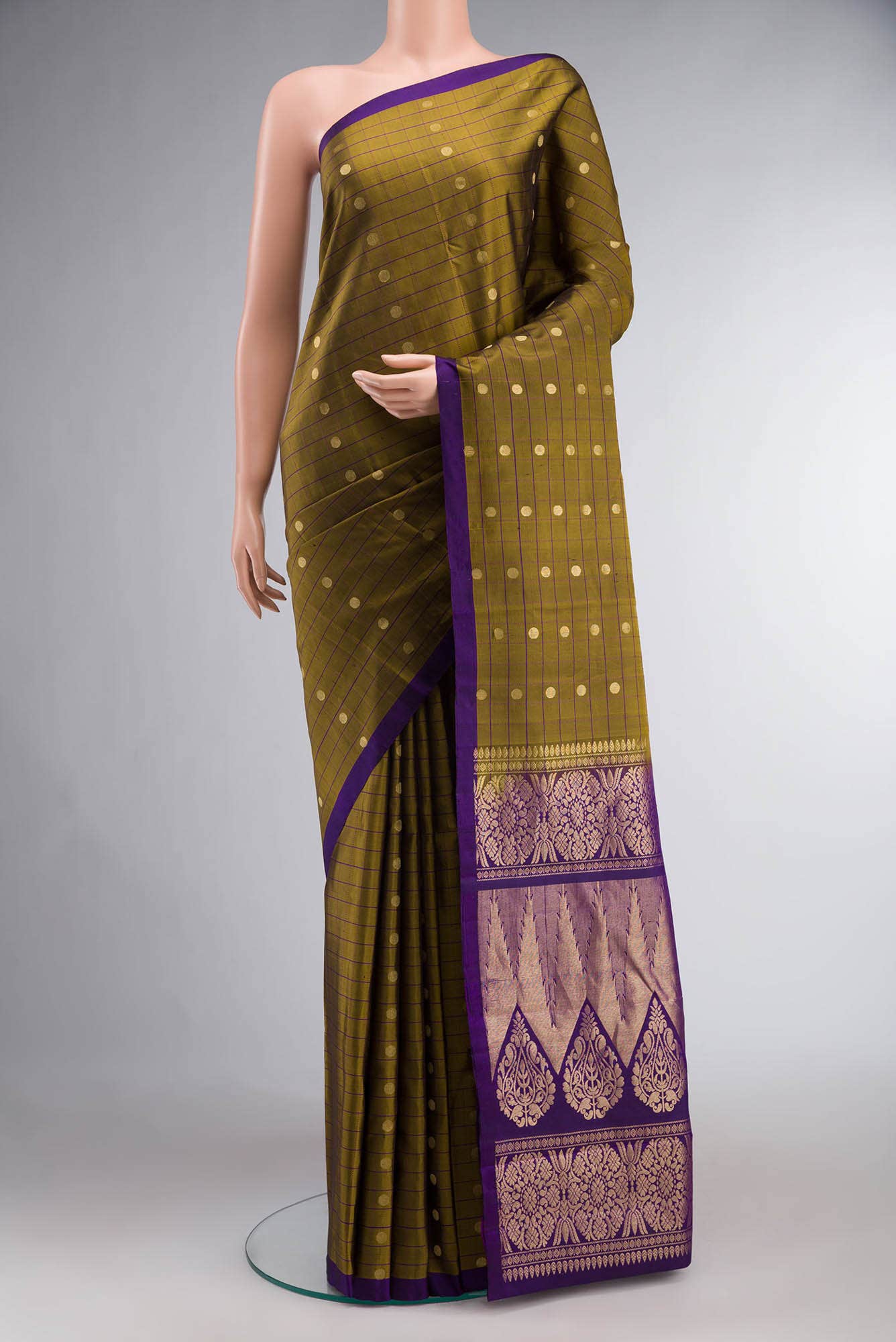 Mustard Soft Silk Saree