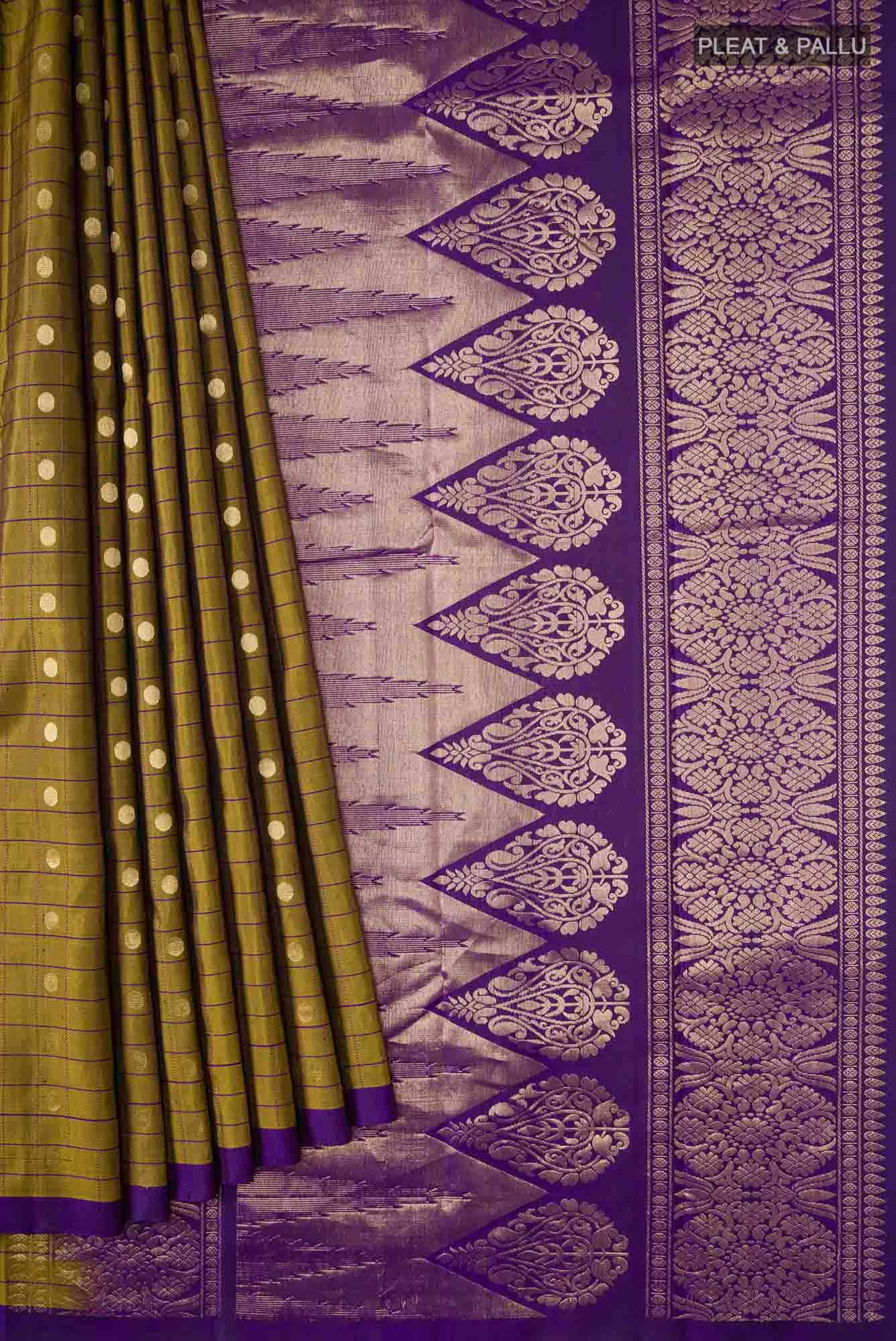 Mustard Soft Silk Saree