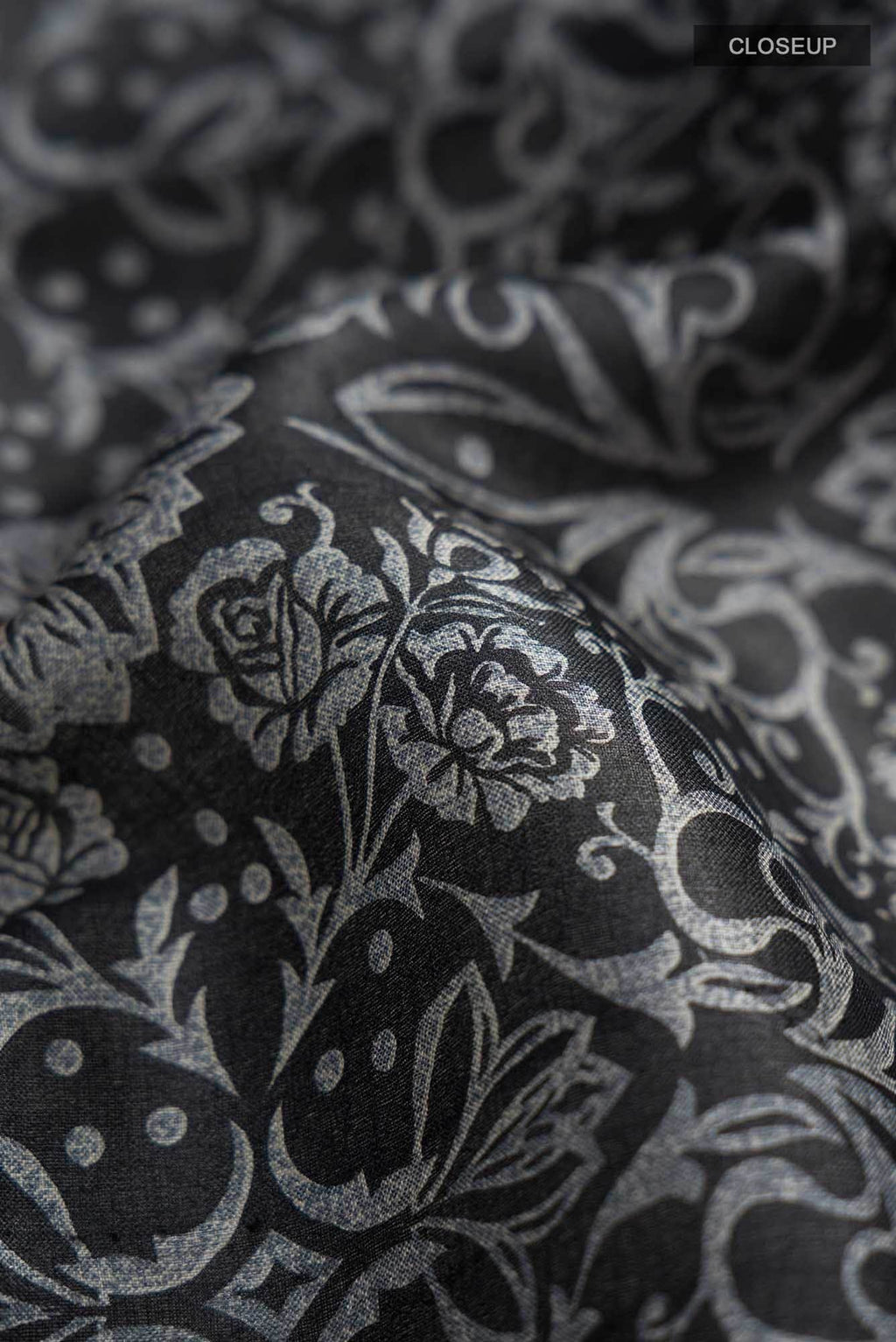 Black Bhagalpuri Tussar Silk Saree