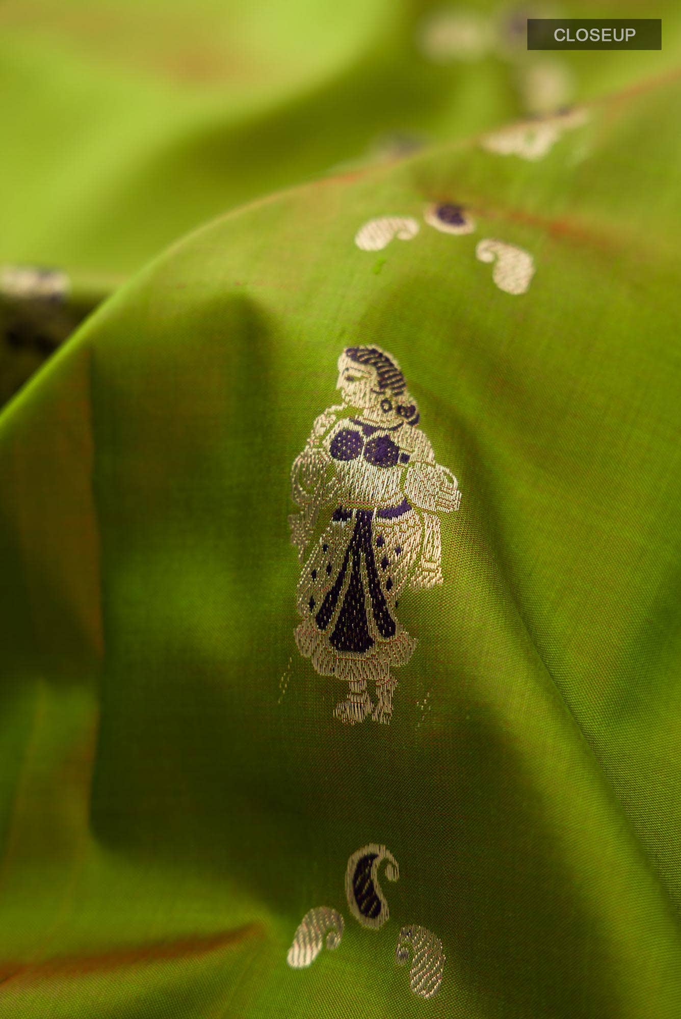 Green Baluchari Silk Saree
