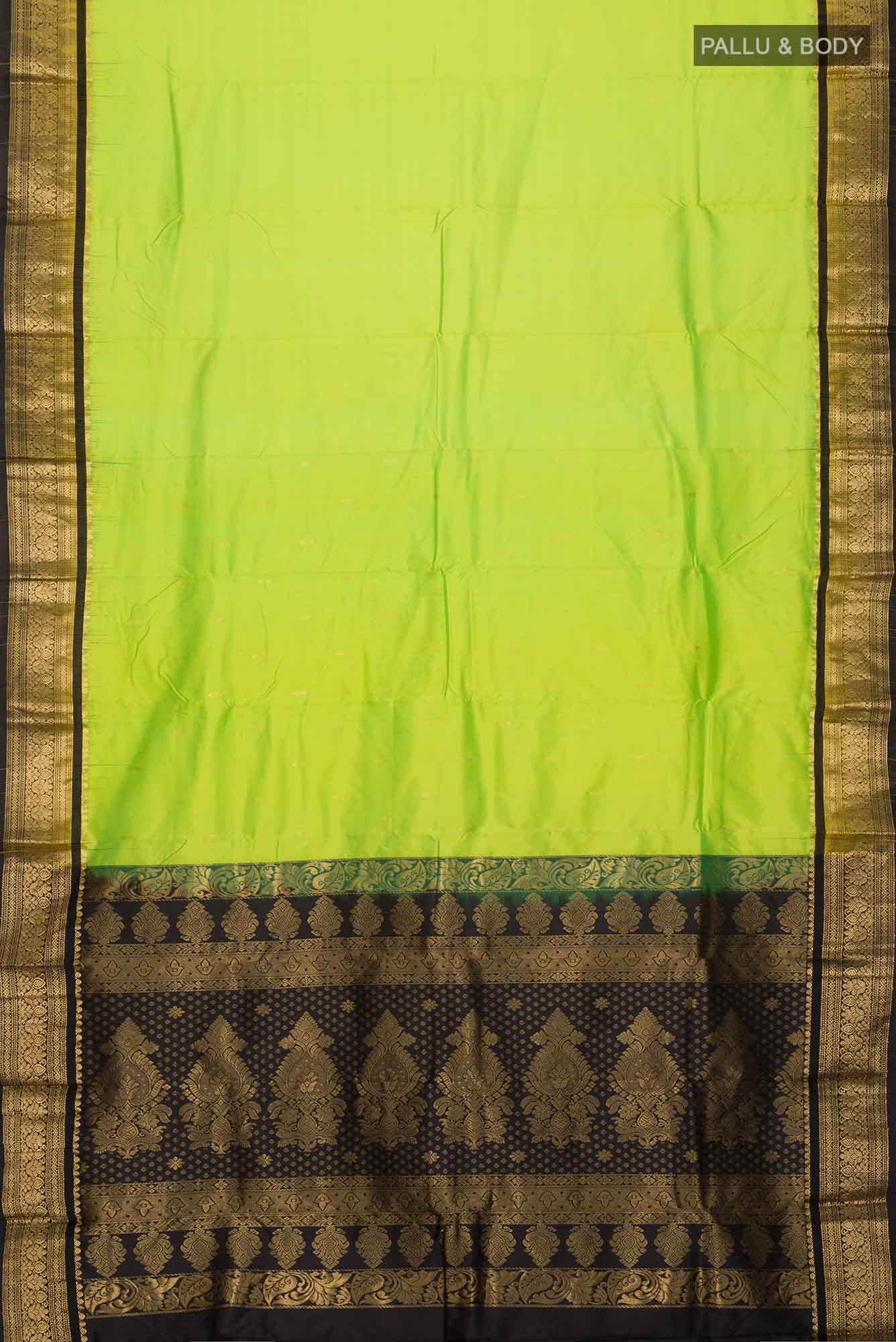 Green Bangalore Silk Saree