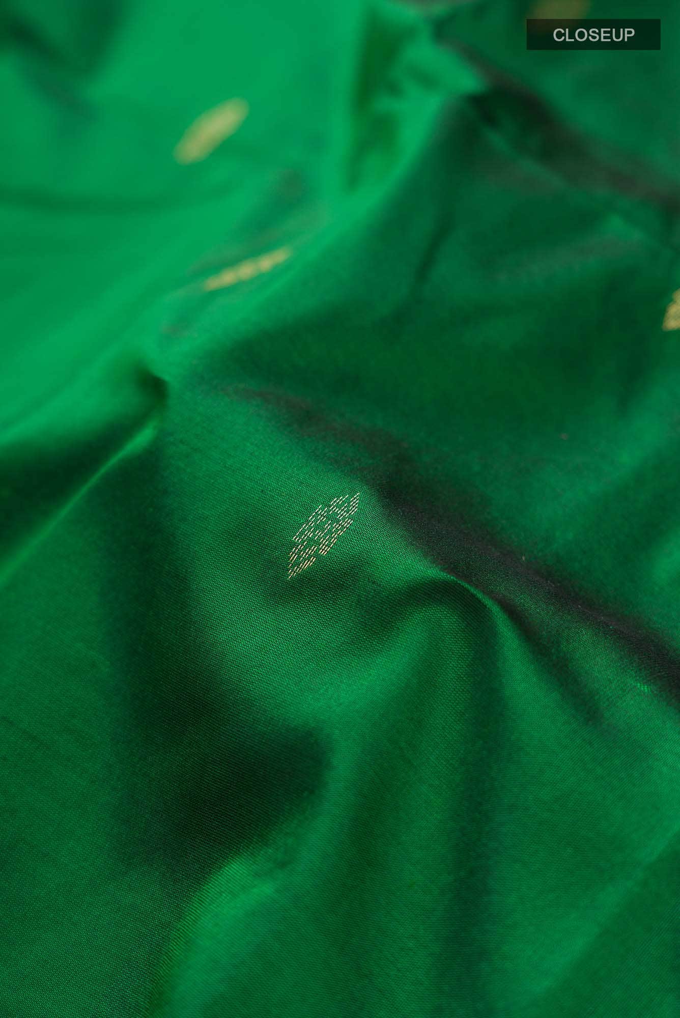 Green Bangalore Silk Saree