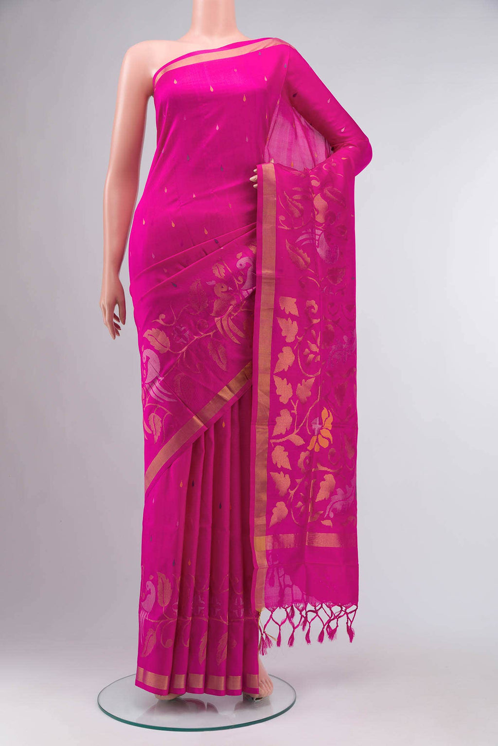 Pink Uppada Silk Saree