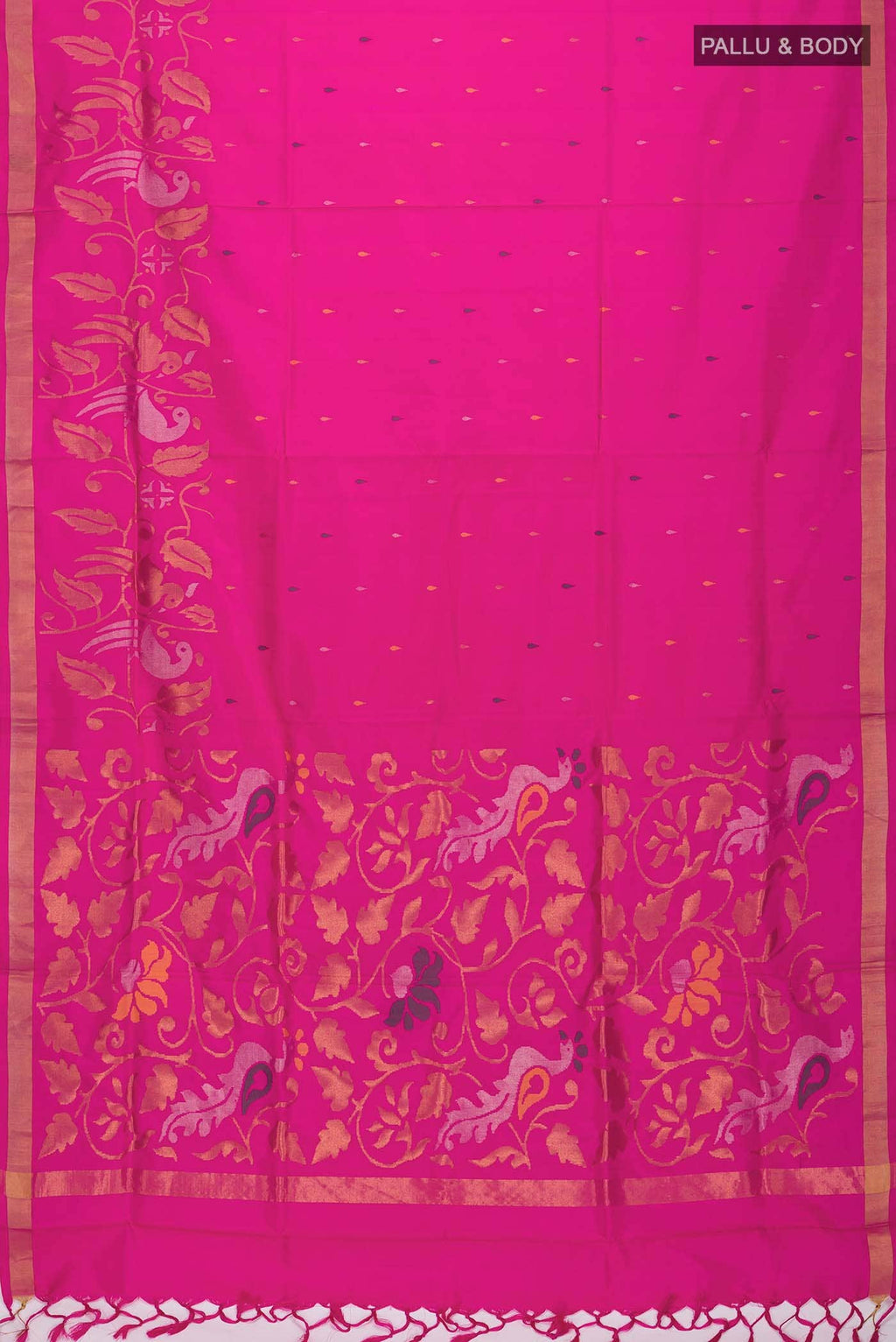 Pink Uppada Silk Saree