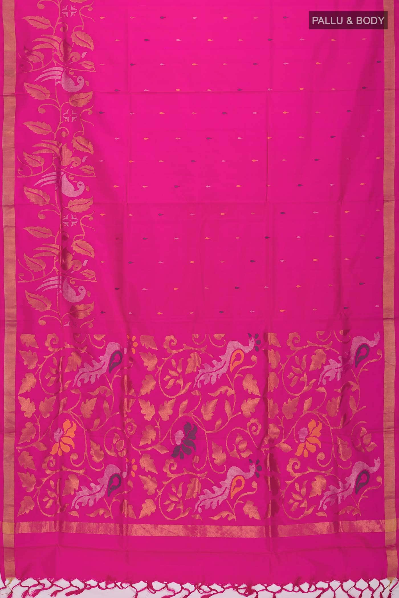 Pink Uppada Silk Saree