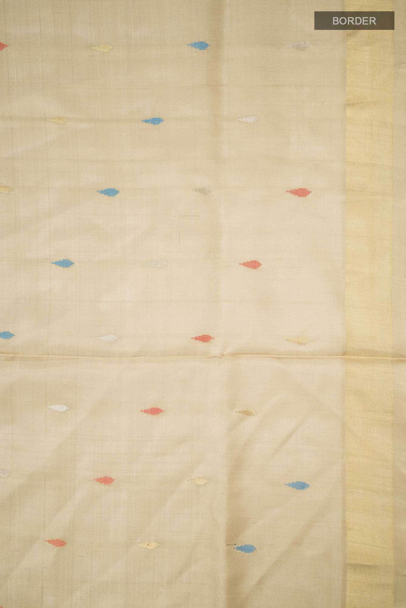 Beige Uppada Silk Saree