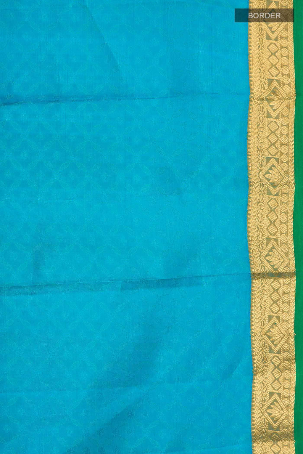 Blue Dual Tone Kanchipuram Silk Saree