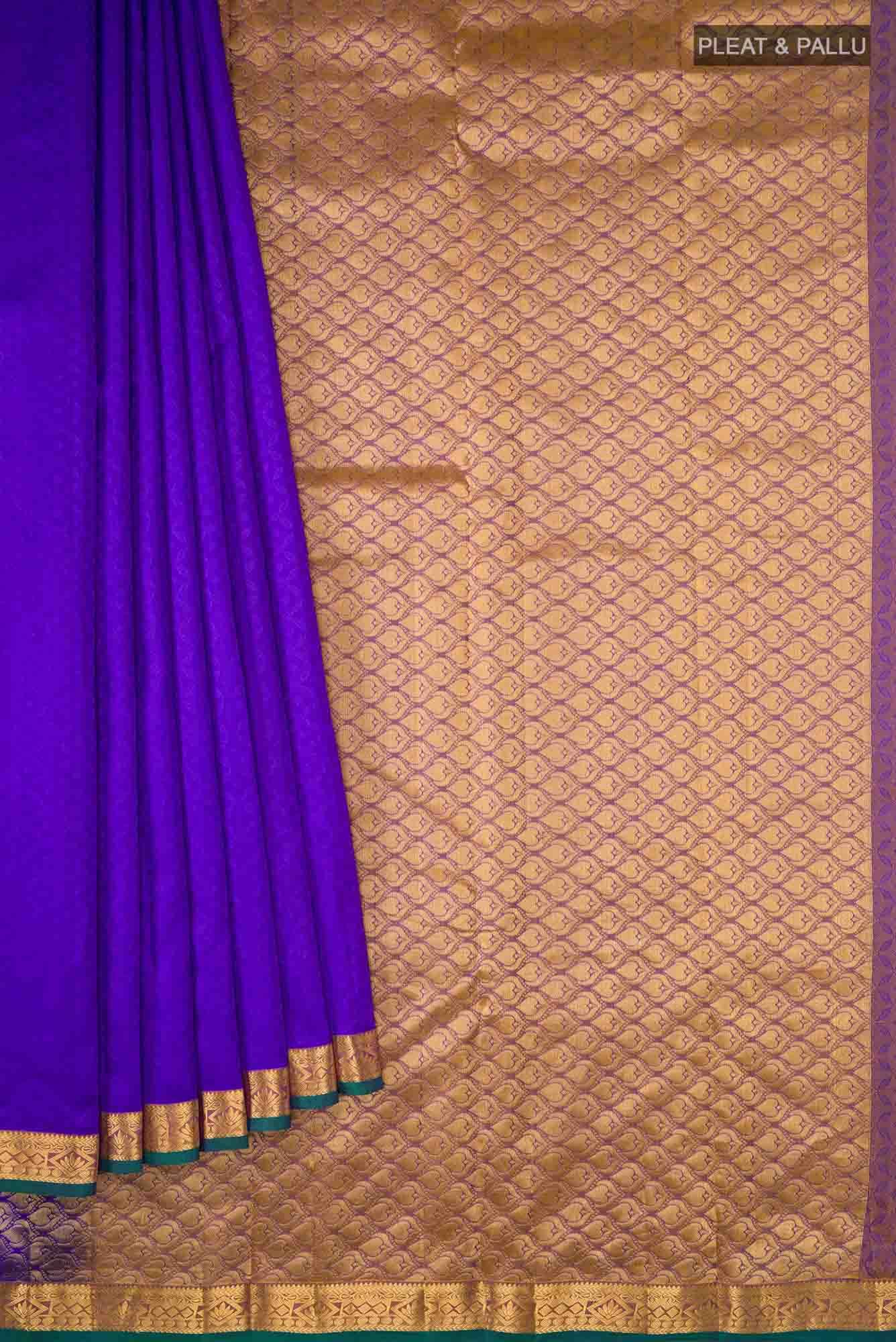 Blue Kanchipuram Silk Saree