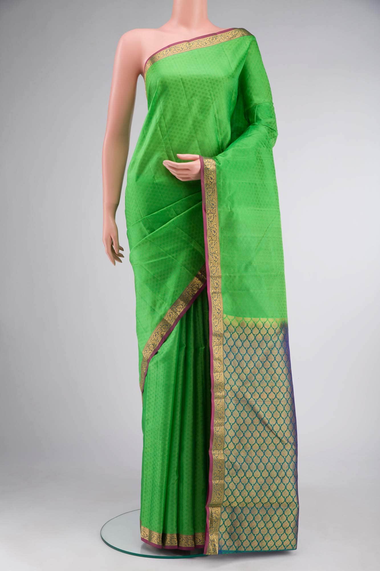 Green Kanchipuram Silk Saree