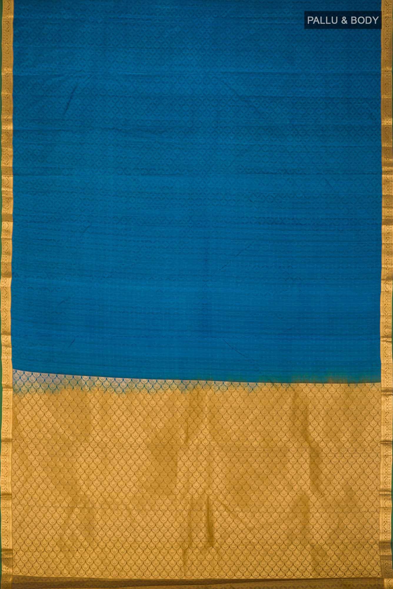 Blue Kanchipuram Silk Saree
