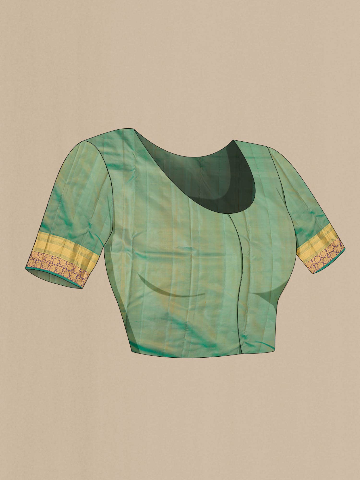 Green Kanchipuram Silk Saree