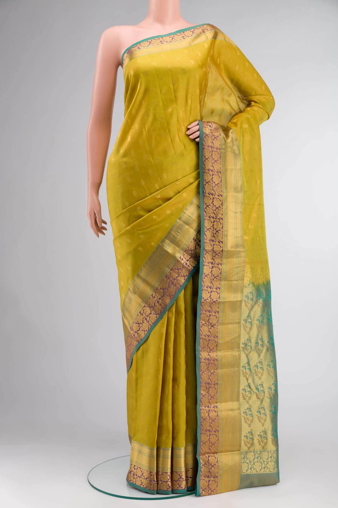 Green Kanchipuram Silk Saree