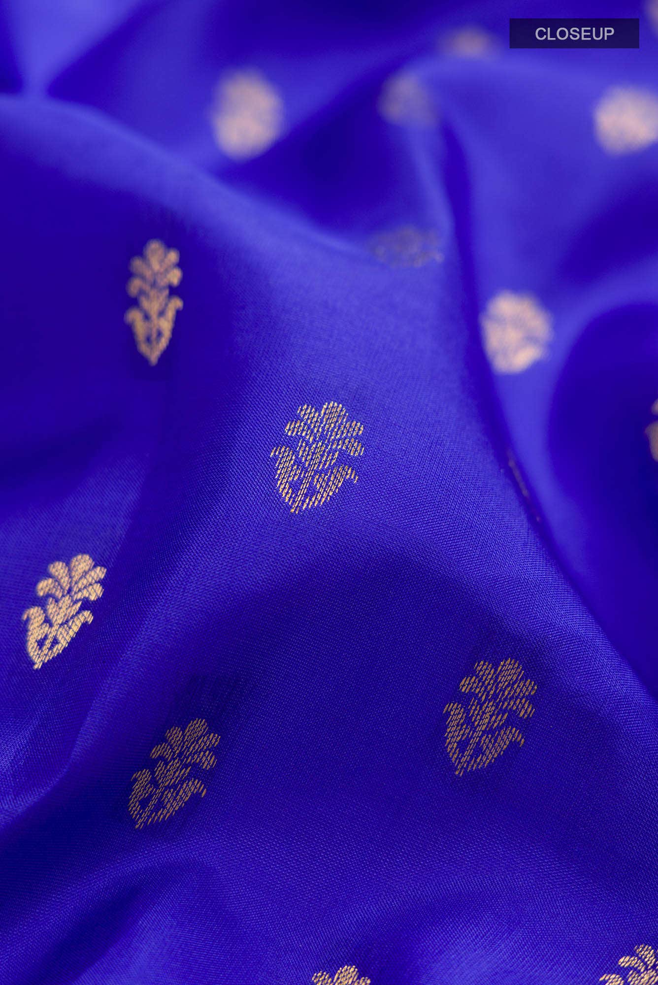 Blue Kanchipuram Silk Saree