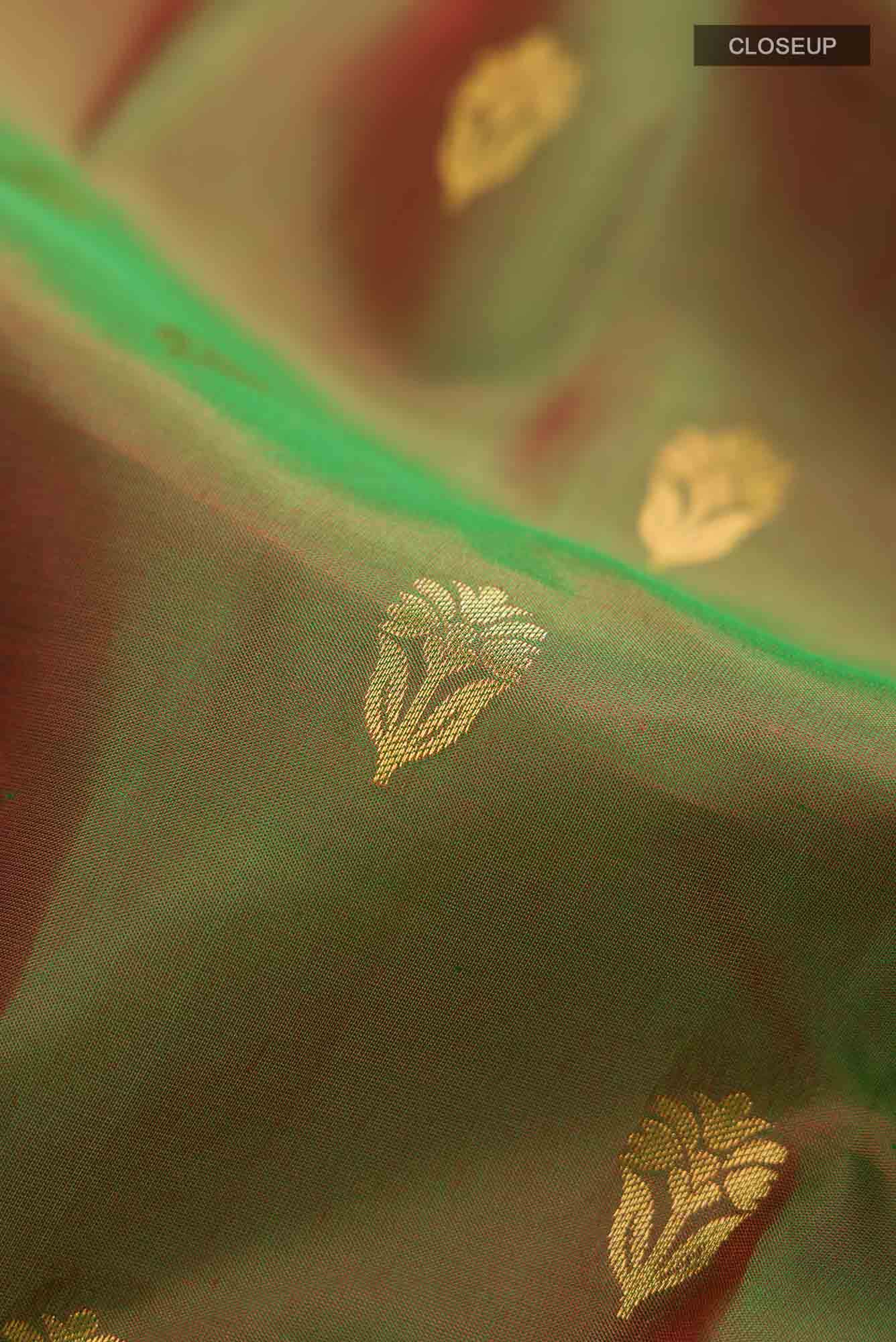 Green Kanchipuram Silk Saree